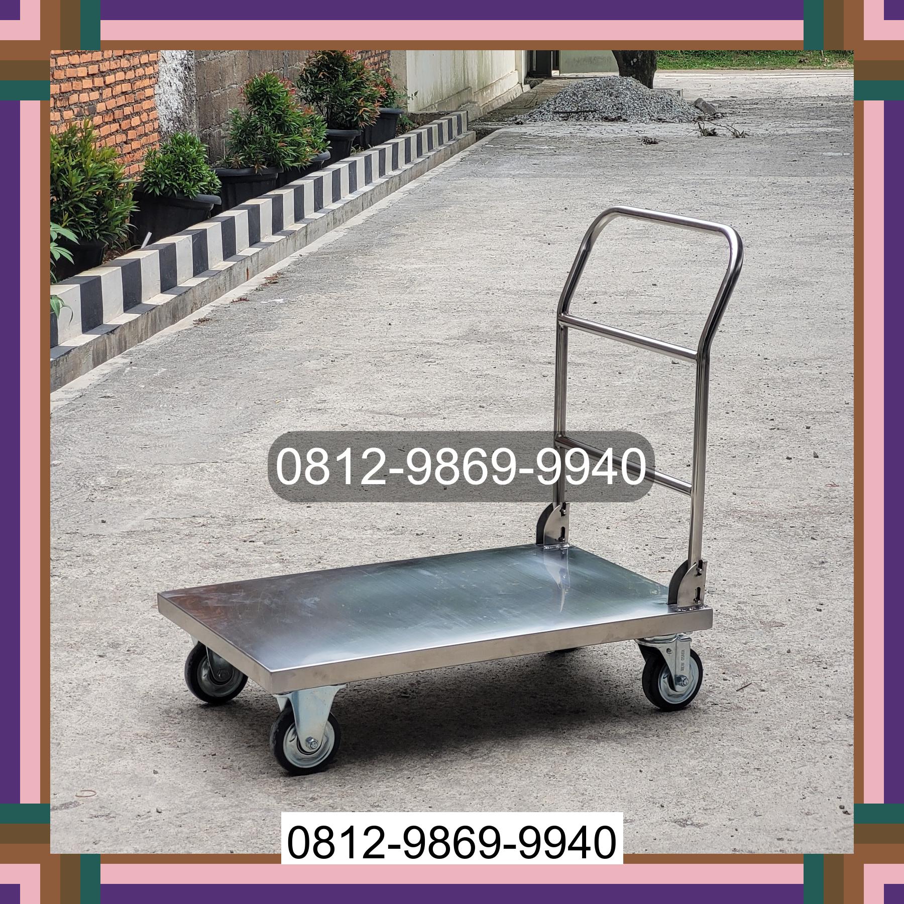 0812-9869-9940 Promo Hebat, Jual Handtruck Hand Truck 500 kgg & 300 kg | Troli Barang | Troli lipat | Troli angkut Cilegon
