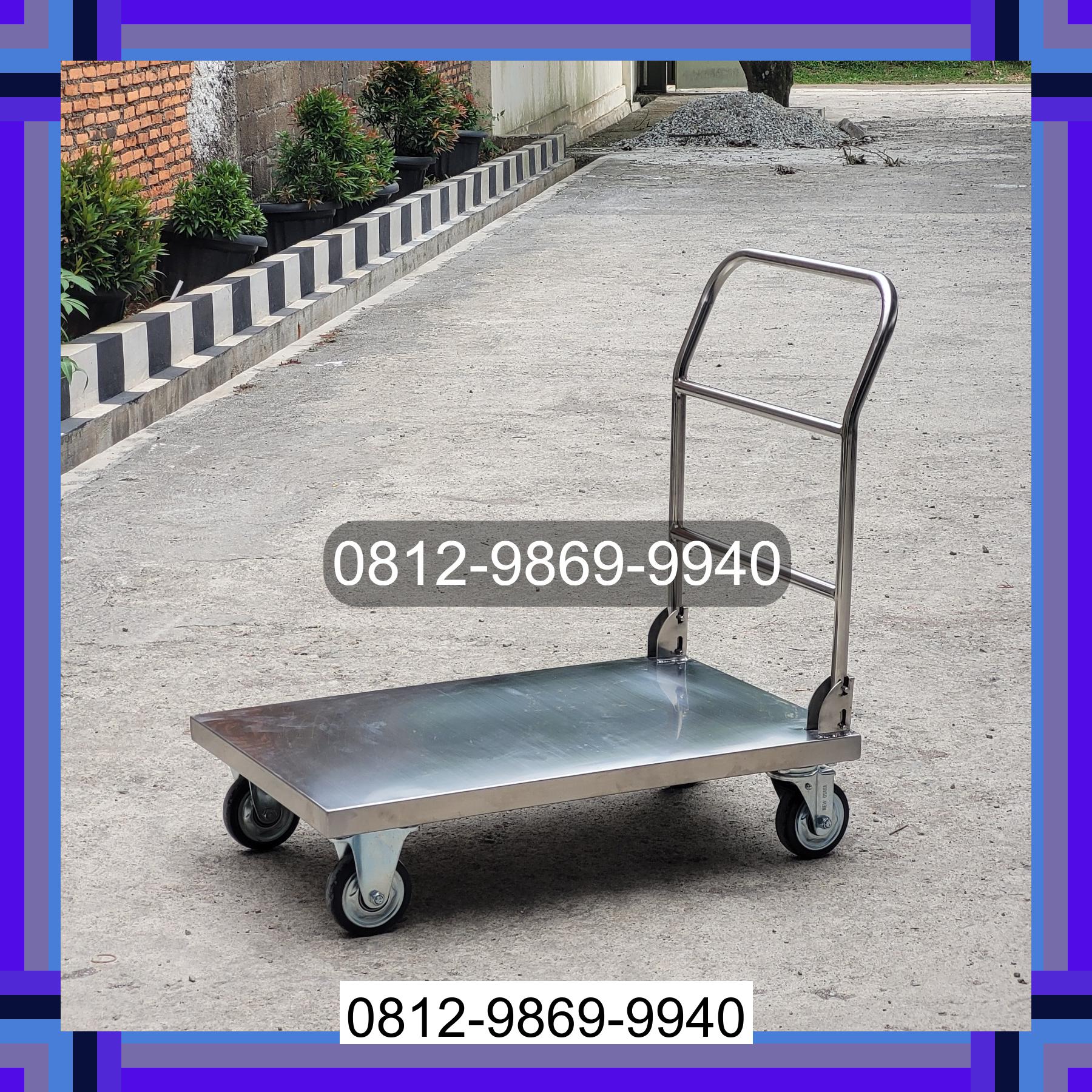 0812-9869-9940 Promo Hebat, Jual Handtruck Hand Truck 500 kgg & 300 kg | Troli Barang | Troli lipat | Troli angkut Dolok Sigompulon