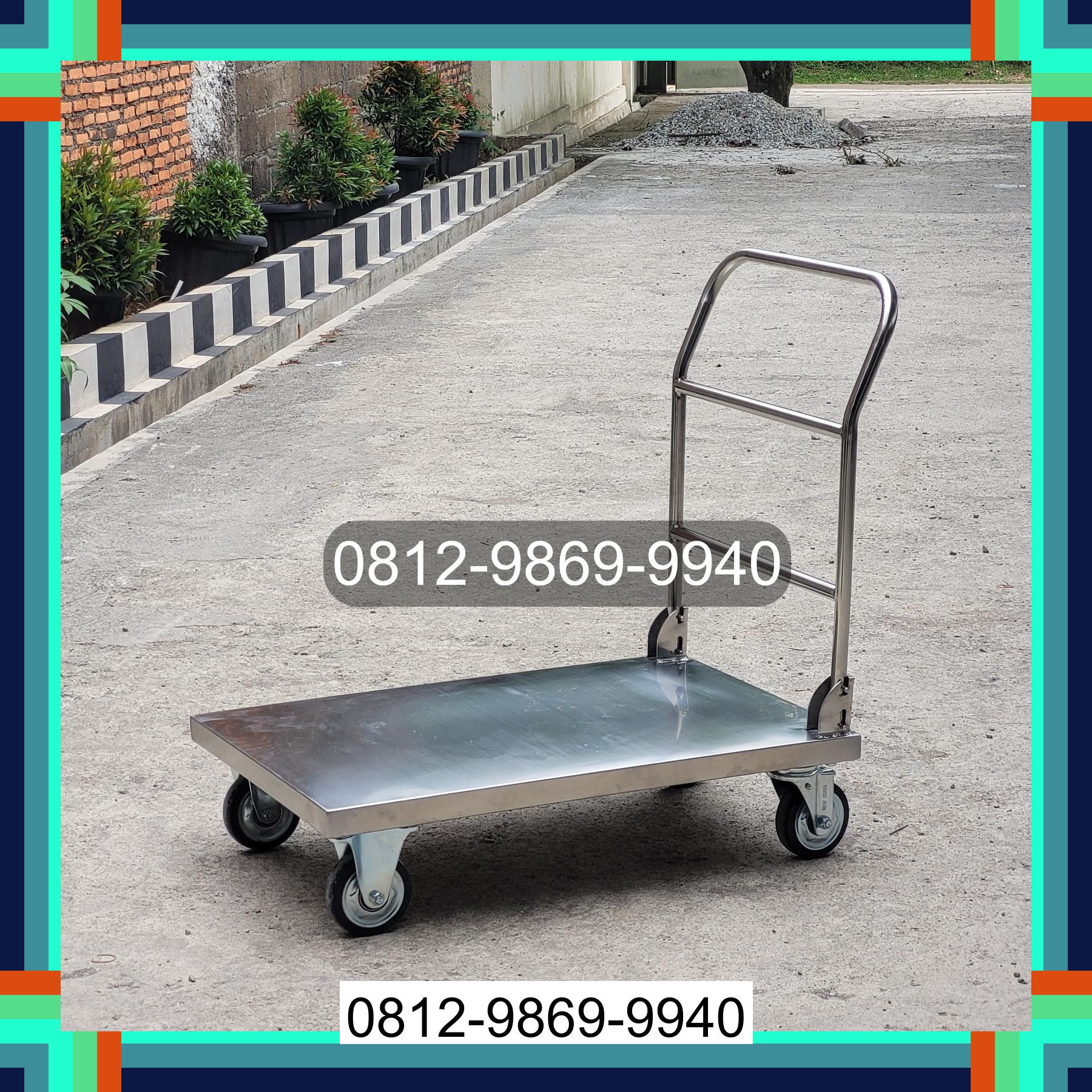 0812-9869-9940 Promo Hebat, Jual Handtruck Hand Truck 500 kgg & 300 kg | Troli Barang | Troli lipat | Troli angkut Dumoga Tengah