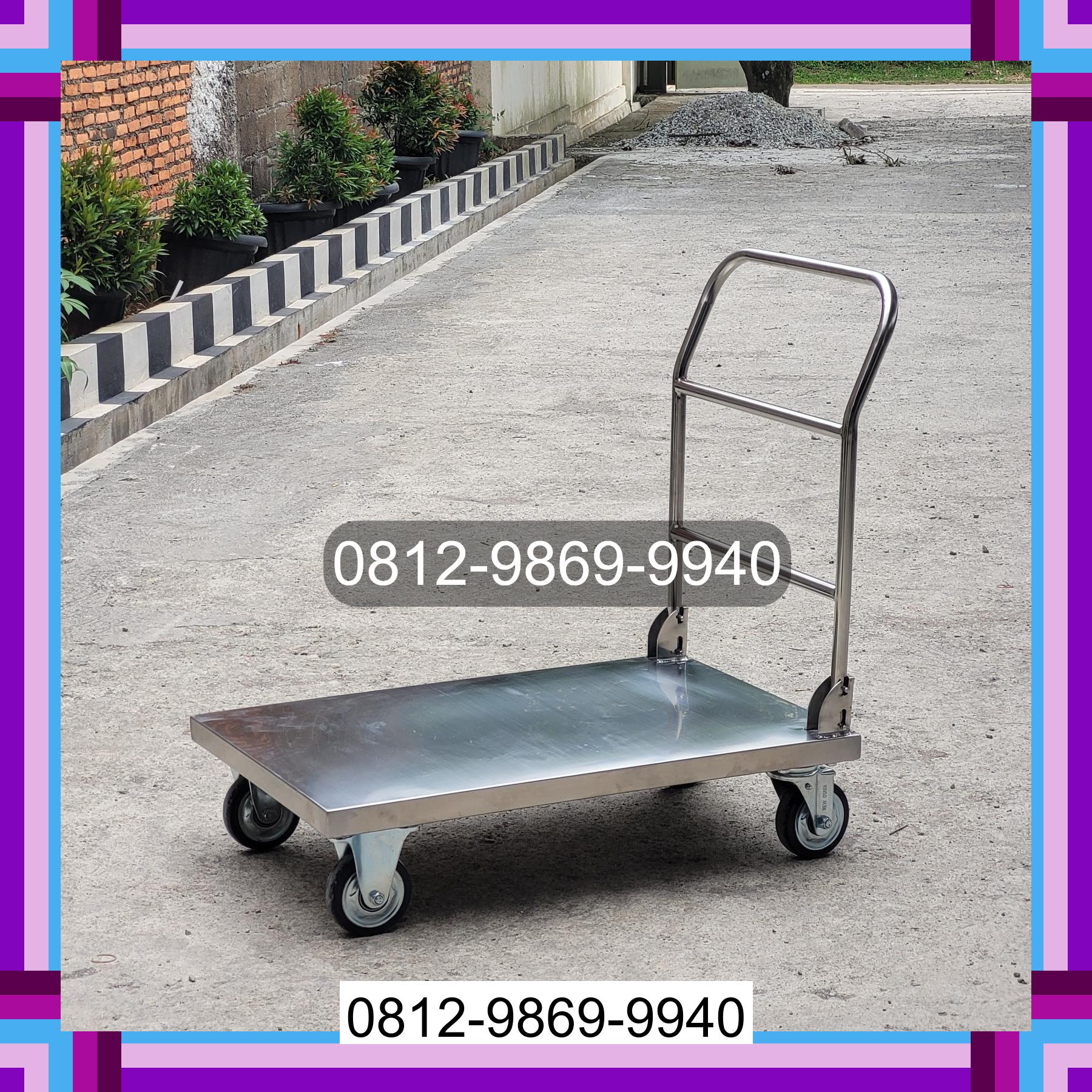 0812-9869-9940 Promo Hebat, Jual Handtruck Hand Truck 500 kgg & 300 kg | Troli Barang | Troli lipat | Troli angkut Gianyar