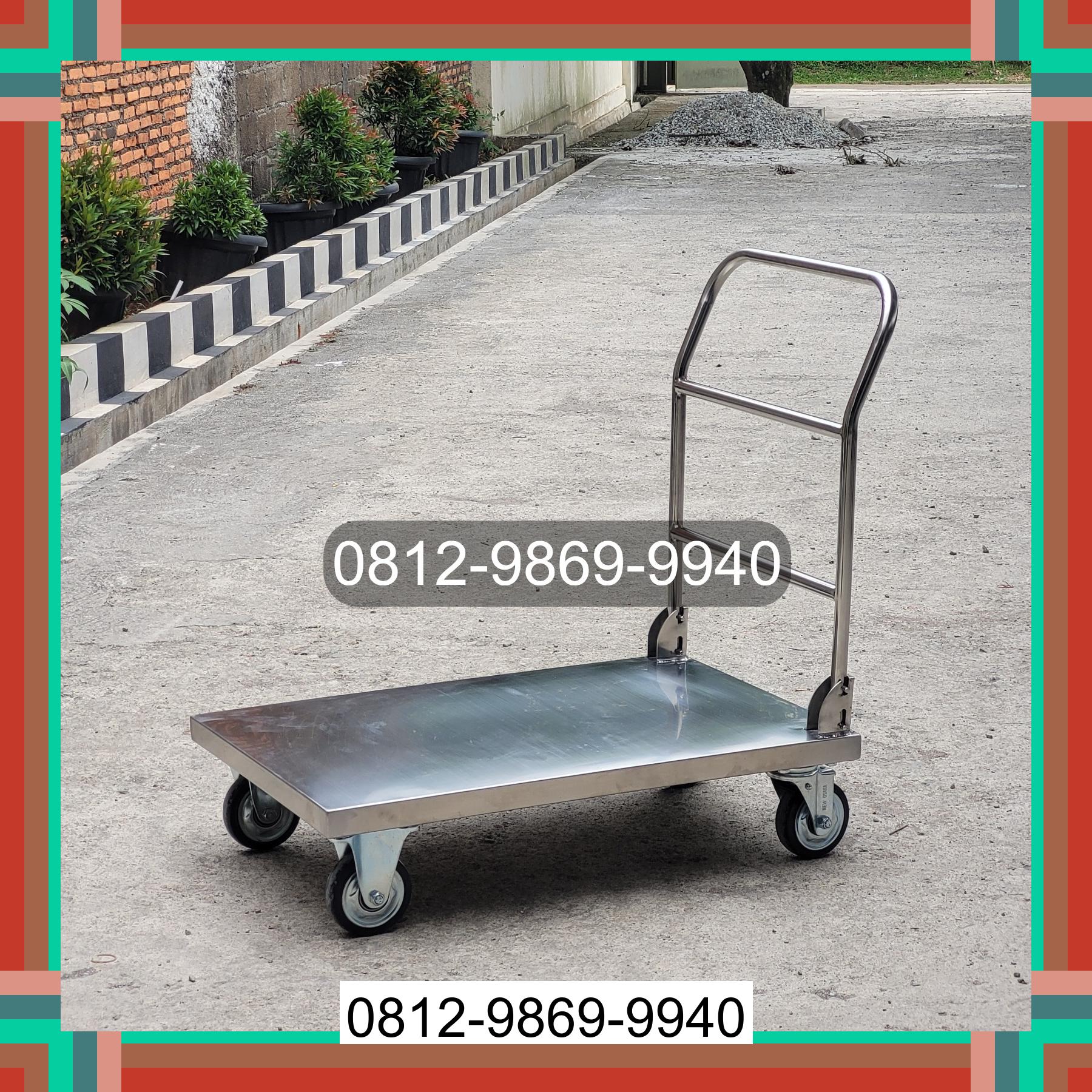 0812-9869-9940 Promo Hebat, Jual Handtruck Hand Truck 500 kgg & 300 kg | Troli Barang | Troli lipat | Troli angkut Gunungsitoli Utara