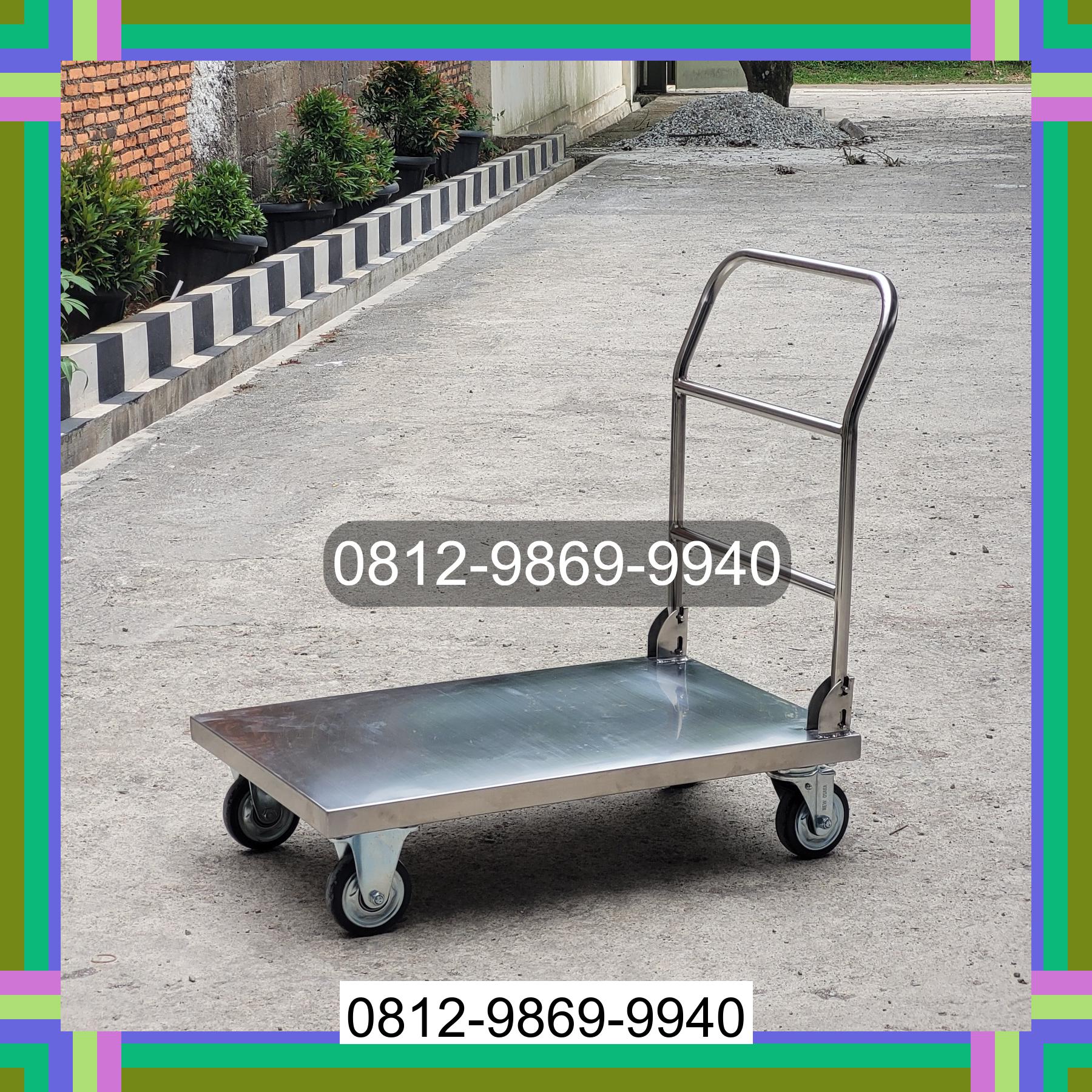 0812-9869-9940 Promo Hebat, Jual Handtruck Hand Truck 500 kgg & 300 kg | Troli Barang | Troli lipat | Troli angkut Haranggaol Horison