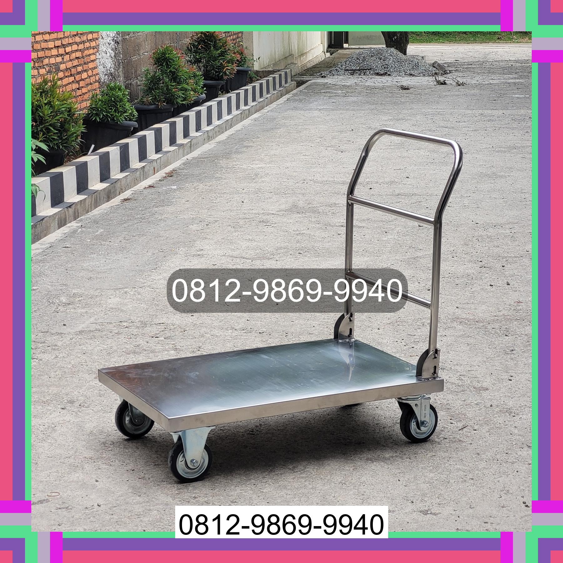 0812-9869-9940 Promo Hebat, Jual Handtruck Hand Truck 500 kgg & 300 kg | Troli Barang | Troli lipat | Troli angkut Hilisalawaahe