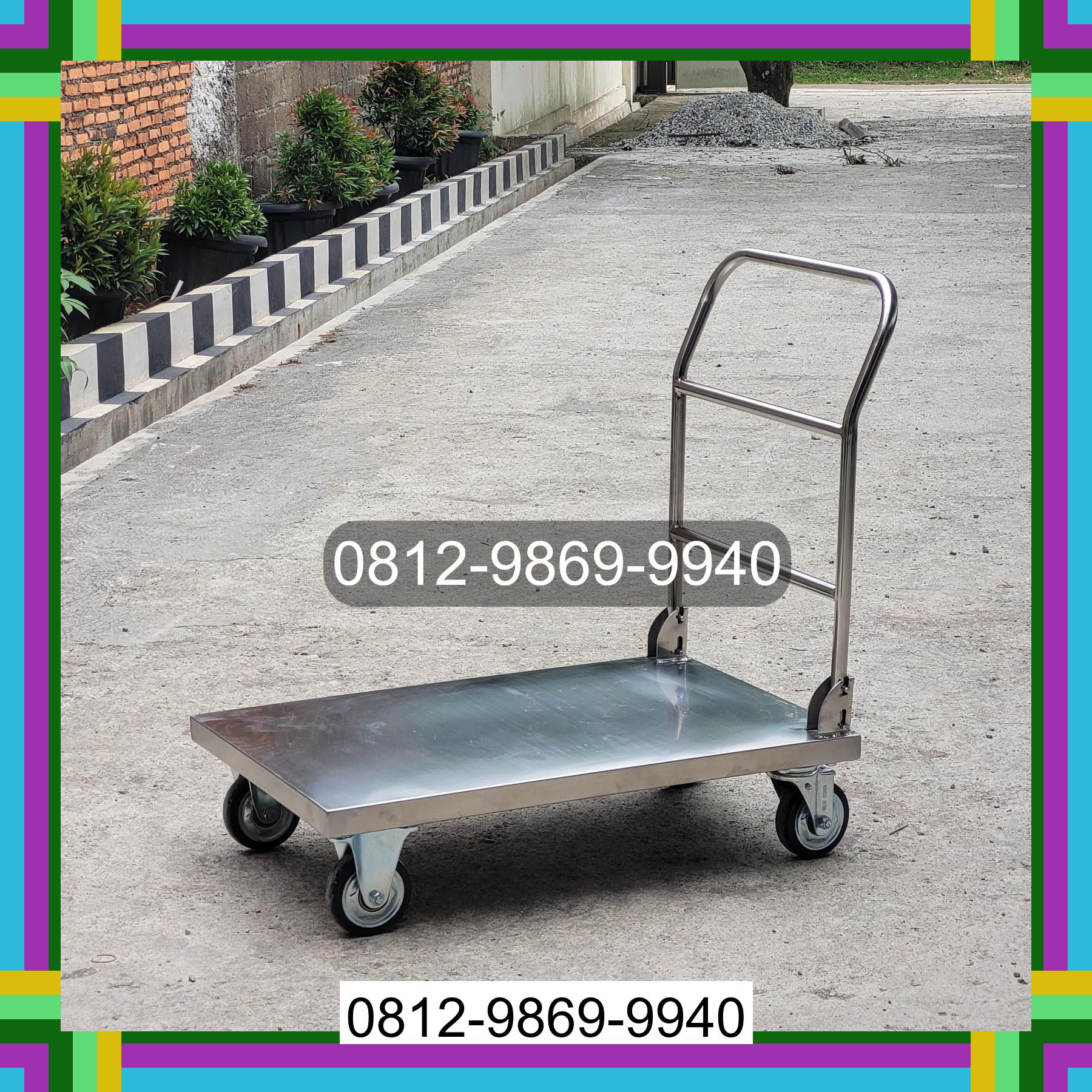 0812-9869-9940 Promo Hebat, Jual Handtruck Hand Truck 500 kgg & 300 kg | Troli Barang | Troli lipat | Troli angkut Idano Gawo