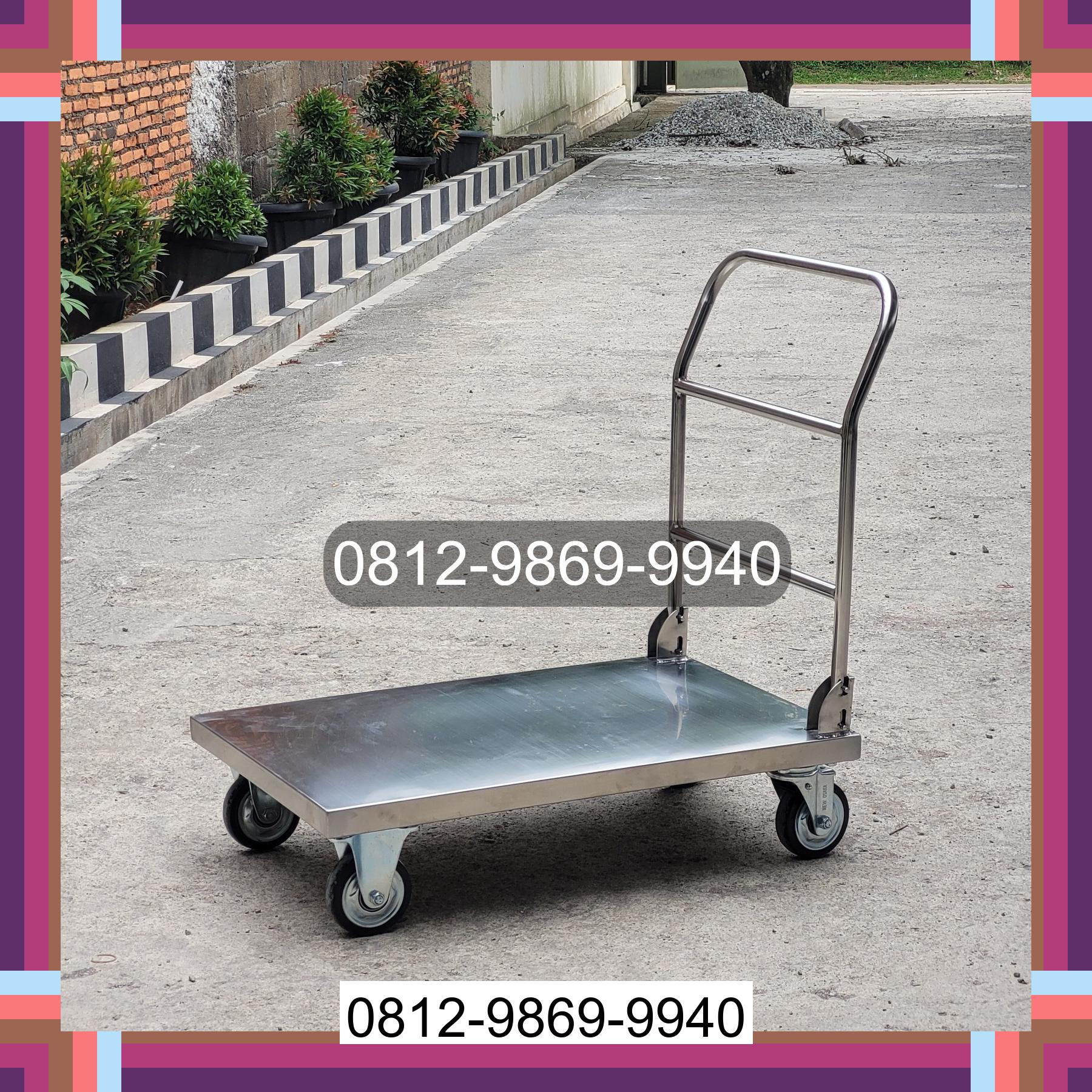 0812-9869-9940 Promo Hebat, Jual Handtruck Hand Truck 500 kgg & 300 kg | Troli Barang | Troli lipat | Troli angkut Idi Tunong