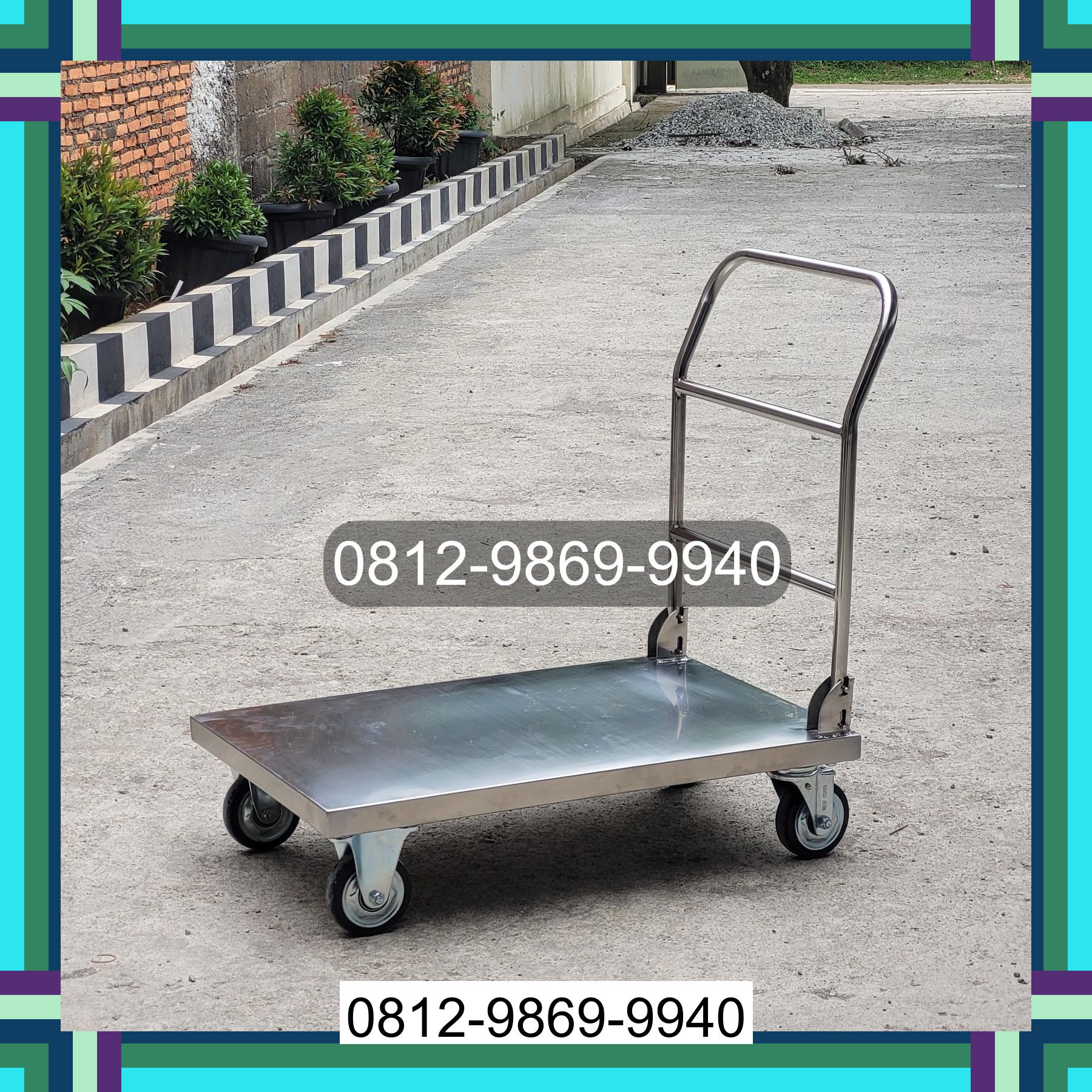 0812-9869-9940 Promo Hebat, Jual Handtruck Hand Truck 500 kgg & 300 kg | Troli Barang | Troli lipat | Troli angkut Jakarta Barat
