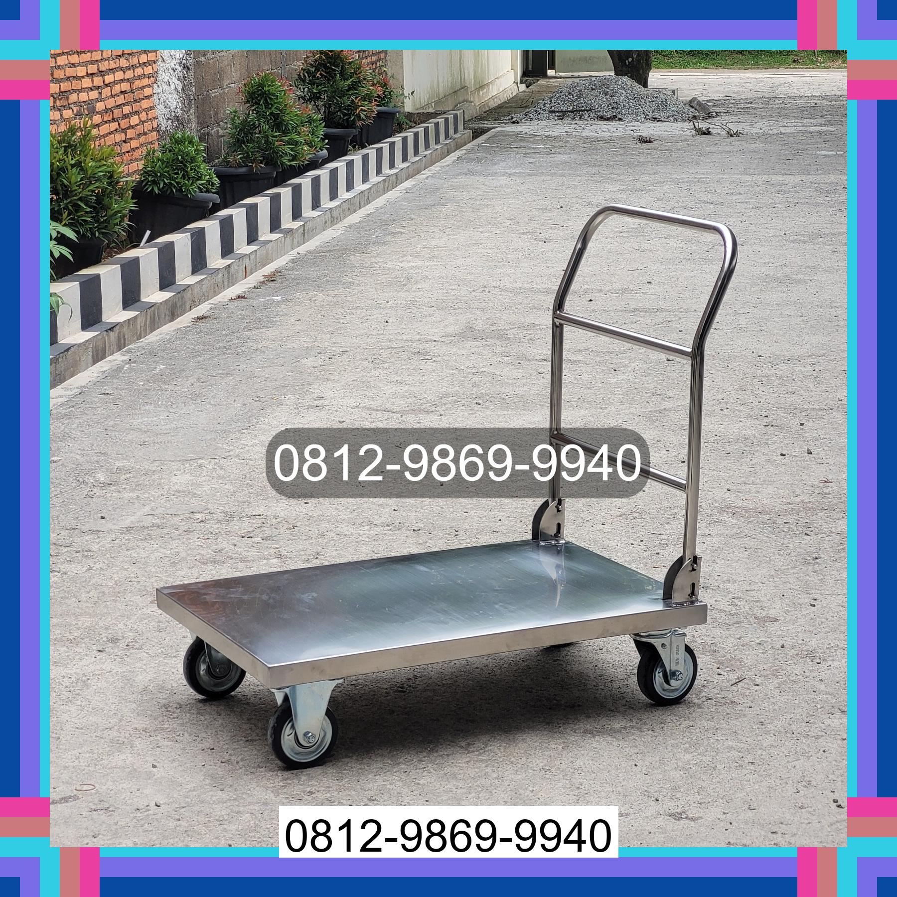 0812-9869-9940 Promo Hebat, Jual Handtruck Hand Truck 500 kgg & 300 kg | Troli Barang | Troli lipat | Troli angkut Jambi Luar Kota