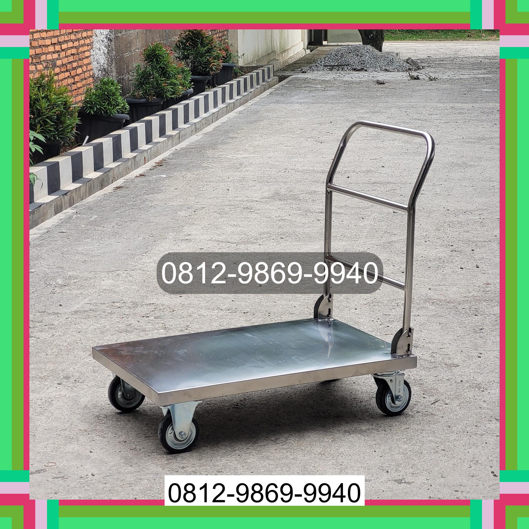 0812-9869-9940 Promo Hebat, Jual Handtruck Hand Truck 500 kgg & 300 kg | Troli Barang | Troli lipat | Troli angkut Karangdowo
