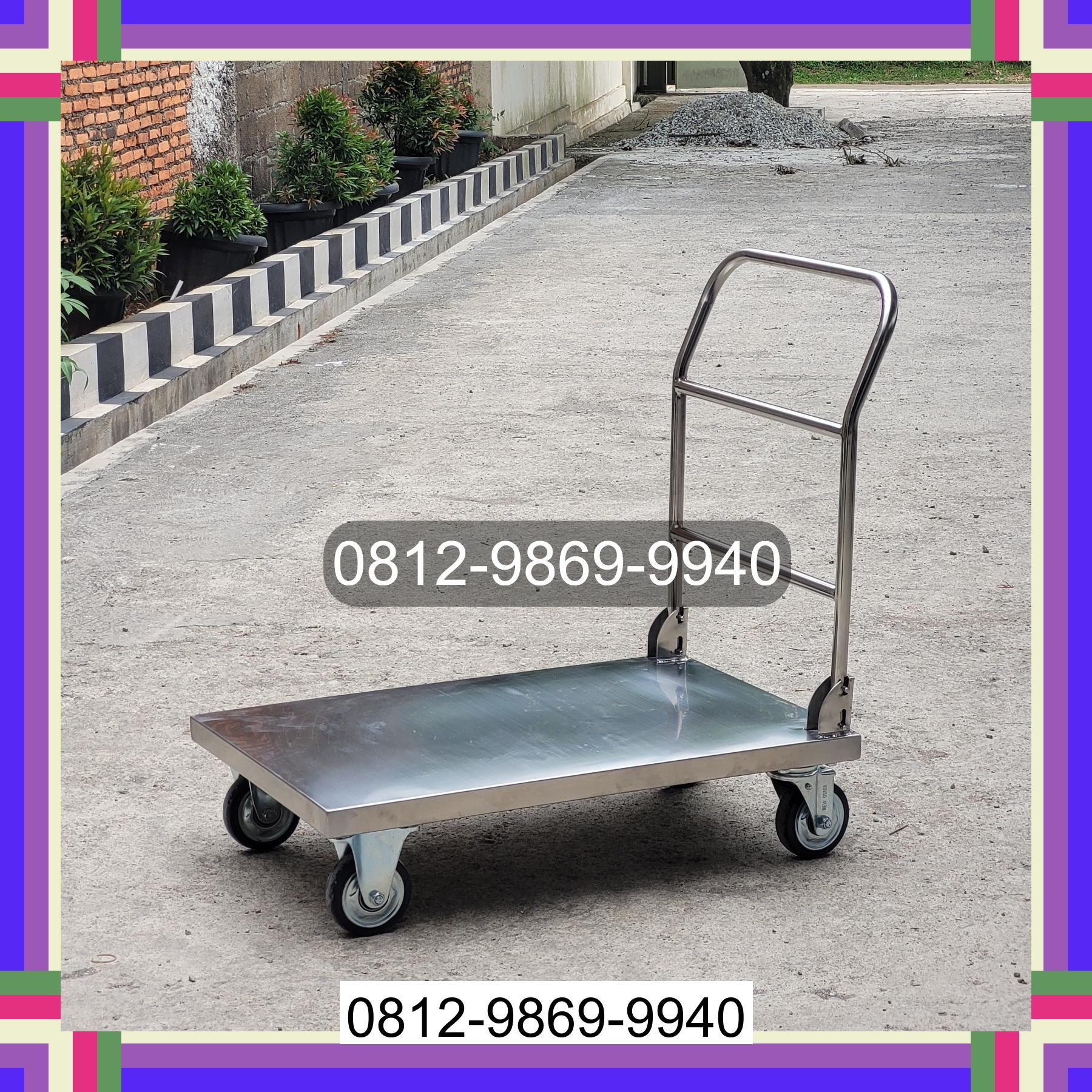 0812-9869-9940 Promo Hebat, Jual Handtruck Hand Truck 500 kgg & 300 kg | Troli Barang | Troli lipat | Troli angkut Karawang