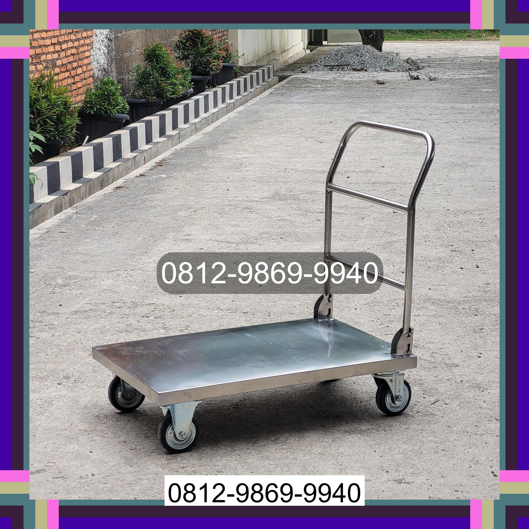 0812-9869-9940 Promo Hebat, Jual Handtruck Hand Truck 500 kgg & 300 kg | Troli Barang | Troli lipat | Troli angkut Kepulauan Selayar