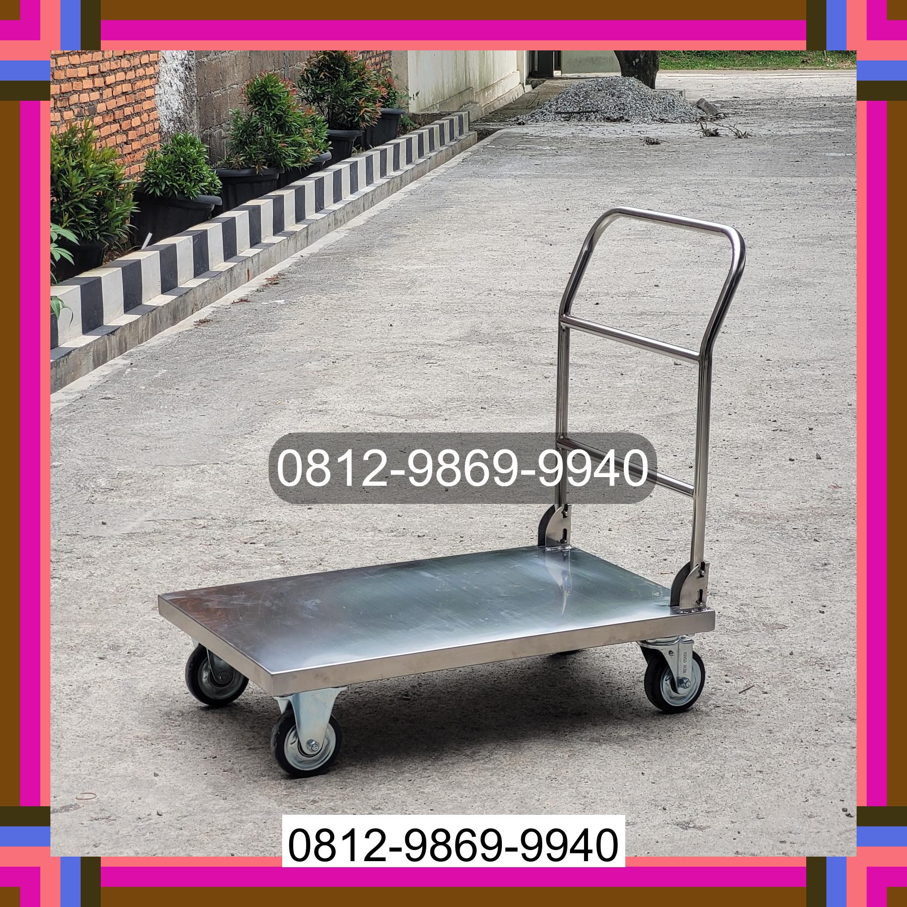 0812-9869-9940 Promo Hebat, Jual Handtruck Hand Truck 500 kgg & 300 kg | Troli Barang | Troli lipat | Troli angkut Kerinci