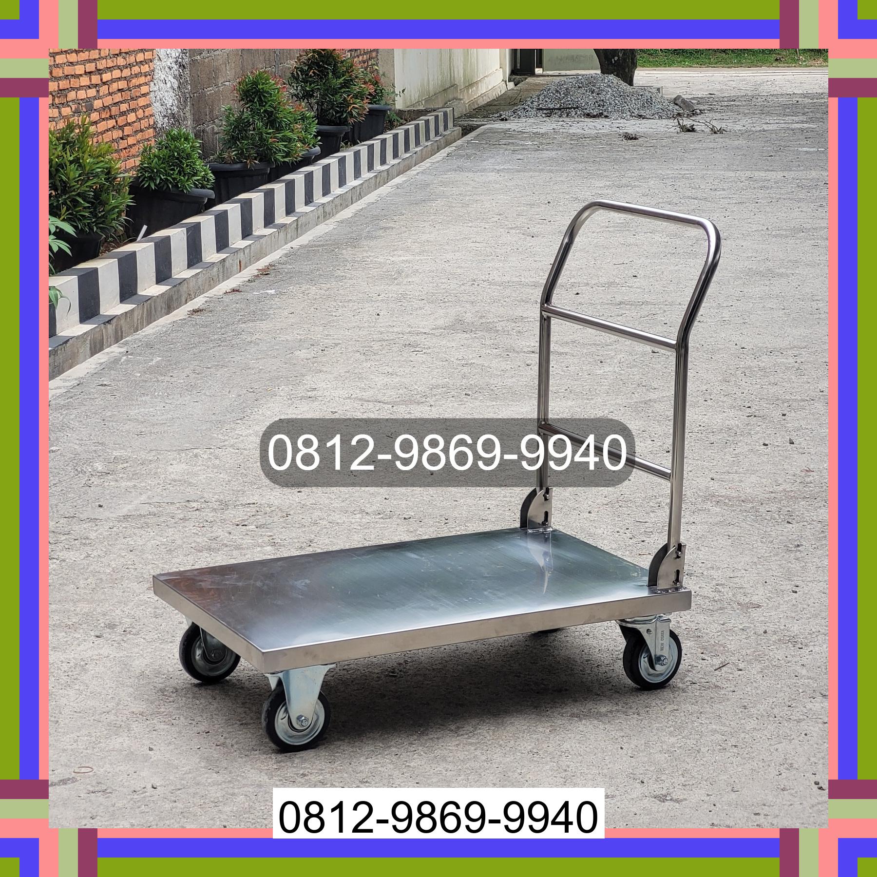 0812-9869-9940 Promo Hebat, Jual Handtruck Hand Truck 500 kgg & 300 kg | Troli Barang | Troli lipat | Troli angkut Kupang