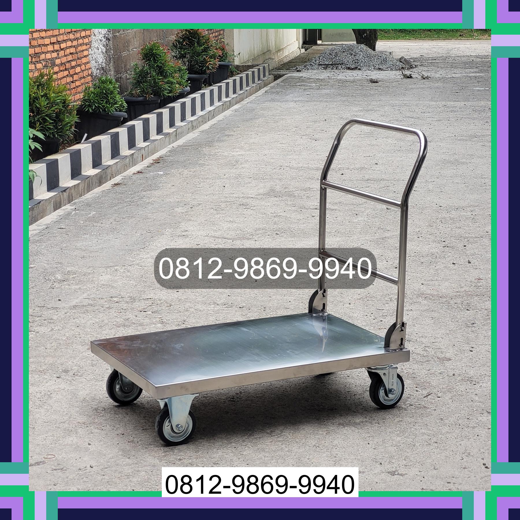 0812-9869-9940 Promo Hebat, Jual Handtruck Hand Truck 500 kgg & 300 kg | Troli Barang | Troli lipat | Troli angkut Lampung Tengah