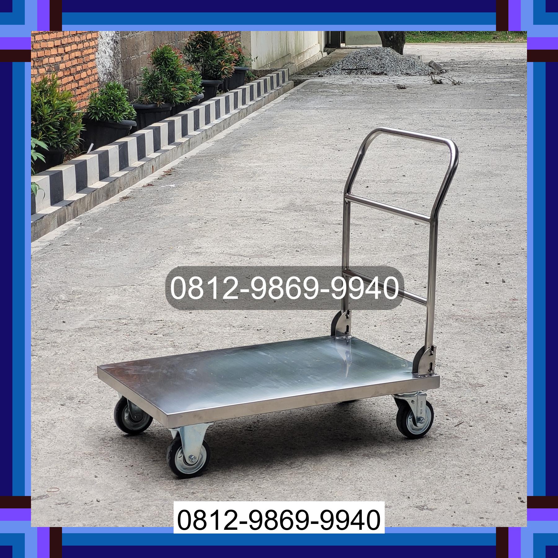 0812-9869-9940 Promo Hebat, Jual Handtruck Hand Truck 500 kgg & 300 kg | Troli Barang | Troli lipat | Troli angkut Lumban Julu