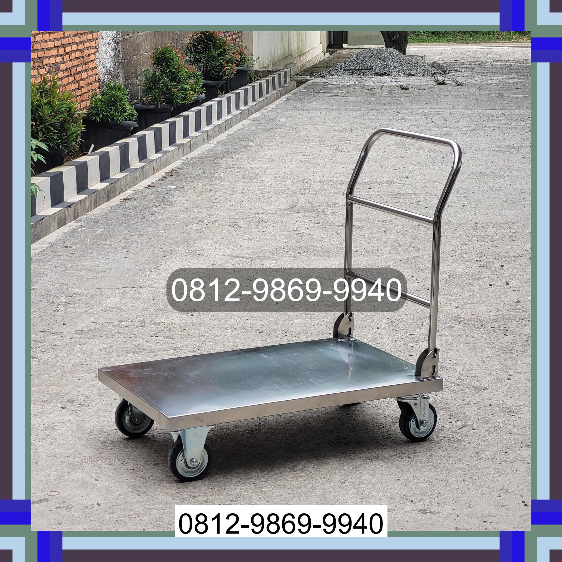 0812-9869-9940 Promo Hebat, Jual Handtruck Hand Truck 500 kgg & 300 kg | Troli Barang | Troli lipat | Troli angkut Manduamas