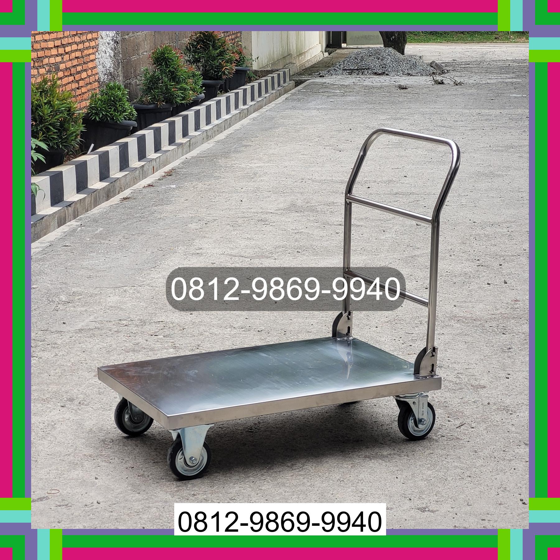 0812-9869-9940 Promo Hebat, Jual Handtruck Hand Truck 500 kgg & 300 kg | Troli Barang | Troli lipat | Troli angkut Manggala