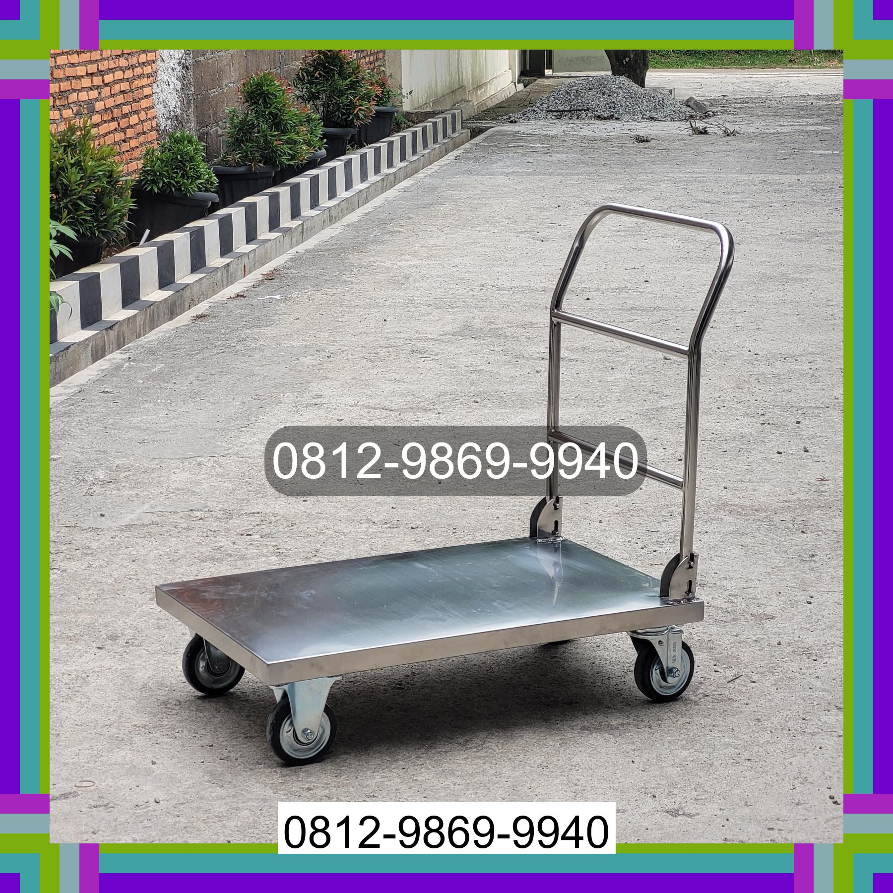 0812-9869-9940 Promo Hebat, Jual Handtruck Hand Truck 500 kgg & 300 kg | Troli Barang | Troli lipat | Troli angkut Mesuji Raya