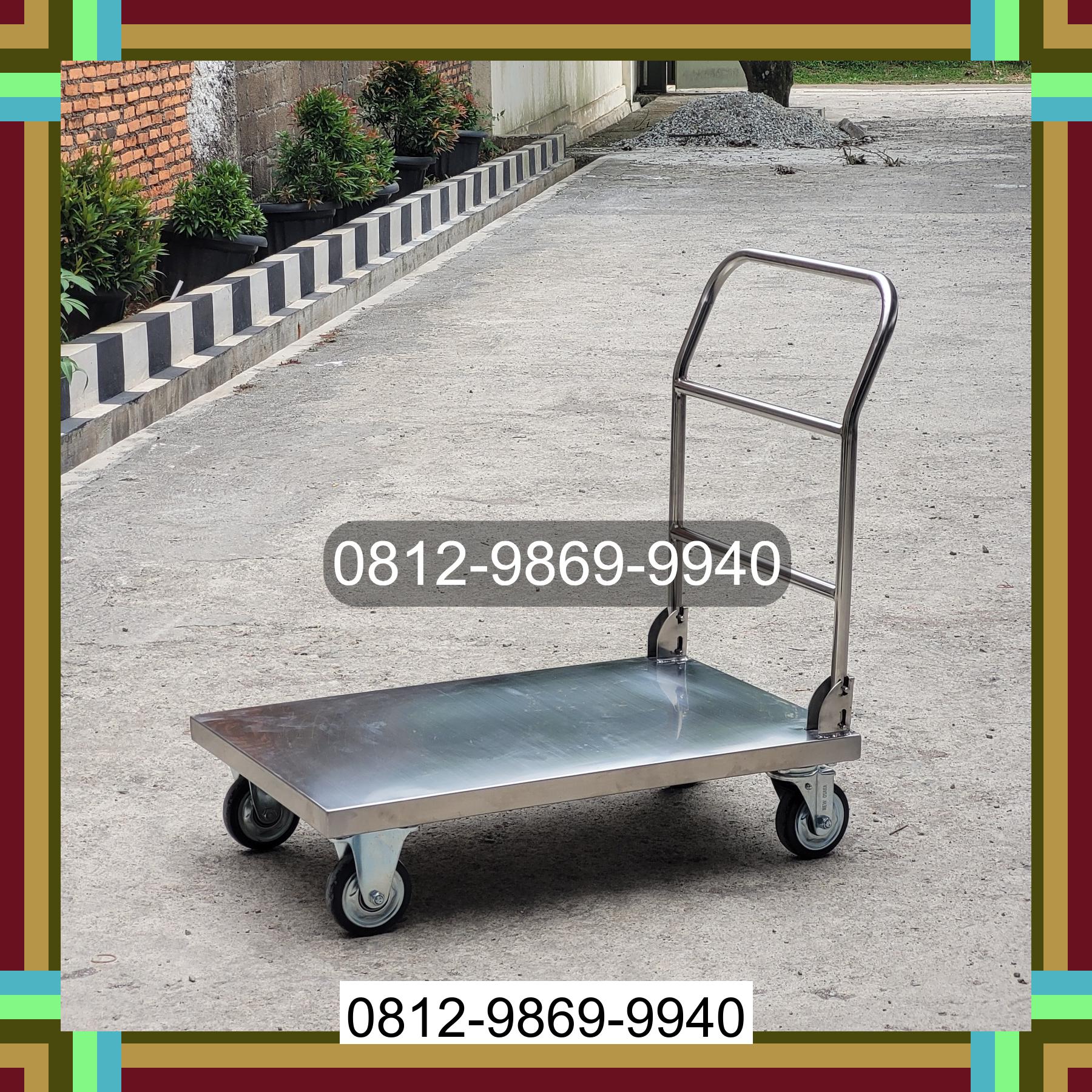 0812-9869-9940 Promo Hebat, Jual Handtruck Hand Truck 500 kgg & 300 kg | Troli Barang | Troli lipat | Troli angkut Murung Raya