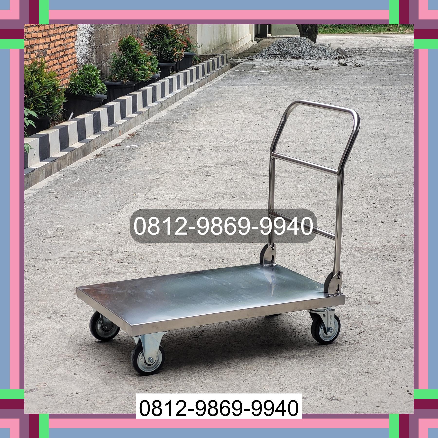 0812-9869-9940 Promo Hebat, Jual Handtruck Hand Truck 500 kgg & 300 kg | Troli Barang | Troli lipat | Troli angkut Nabire