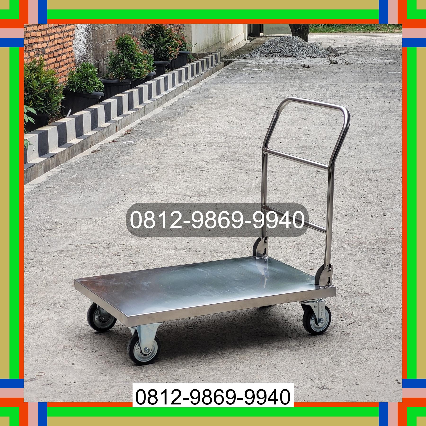 0812-9869-9940 Promo Hebat, Jual Handtruck Hand Truck 500 kgg & 300 kg | Troli Barang | Troli lipat | Troli angkut Onan Ganjang