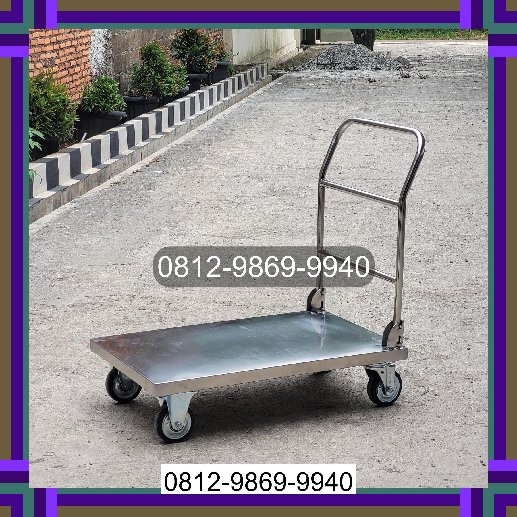 0812-9869-9940 Promo Hebat, Jual Handtruck Hand Truck 500 kgg & 300 kg | Troli Barang | Troli lipat | Troli angkut Oou