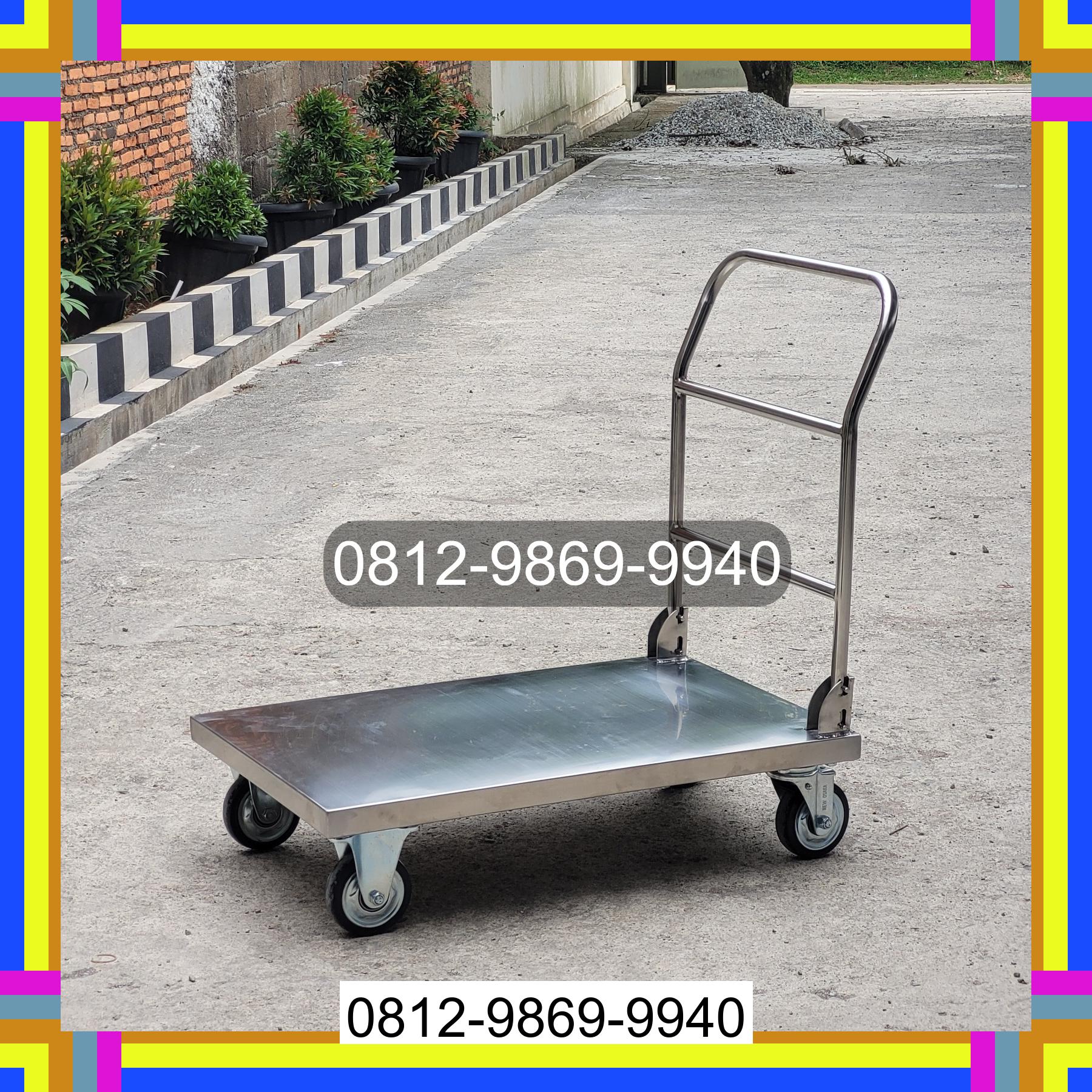 0812-9869-9940 Promo Hebat, Jual Handtruck Hand Truck 500 kgg & 300 kg | Troli Barang | Troli lipat | Troli angkut Padangsidimpuan Batunadua