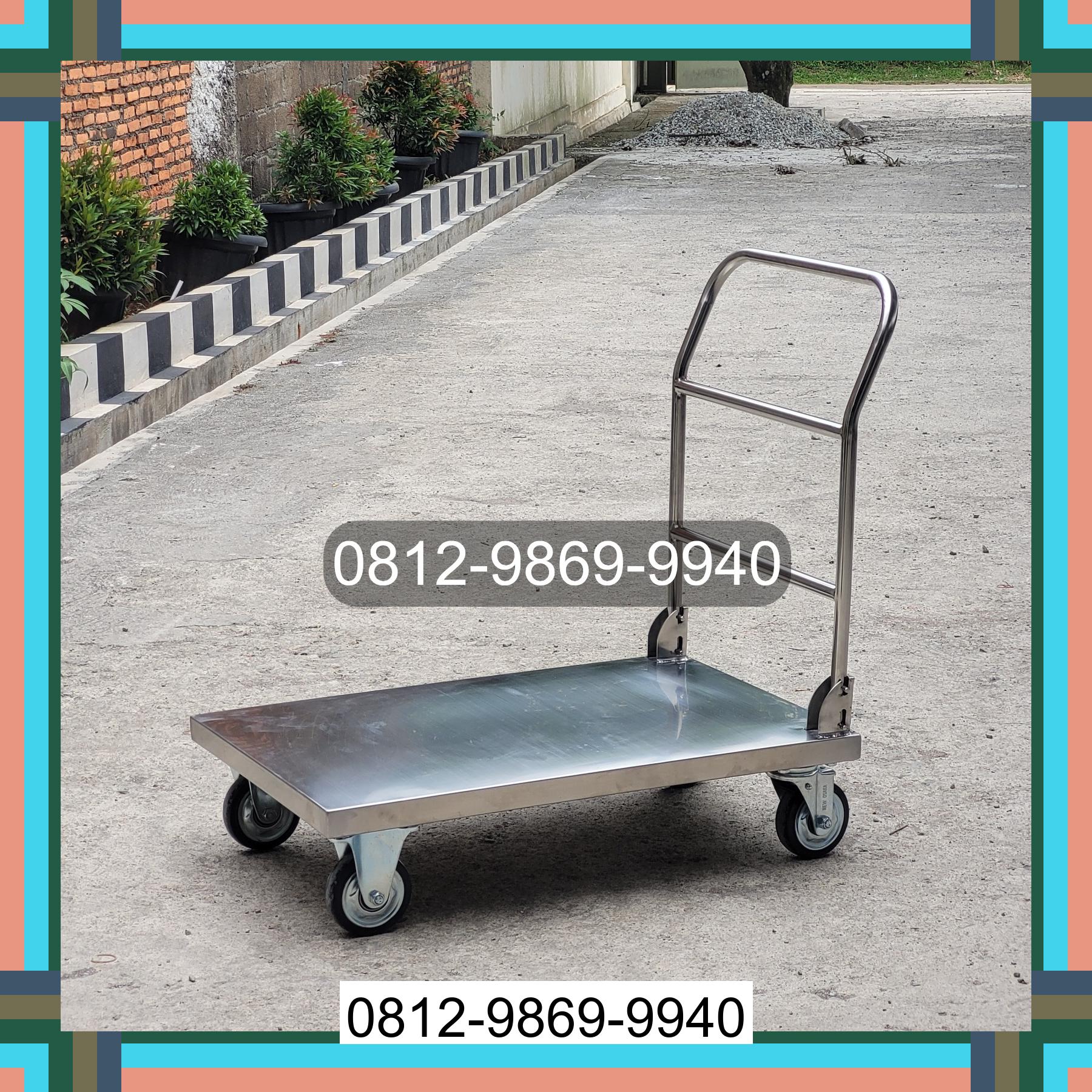 0812-9869-9940 Promo Hebat, Jual Handtruck Hand Truck 500 kgg & 300 kg | Troli Barang | Troli lipat | Troli angkut Padangsidimpuan Utara