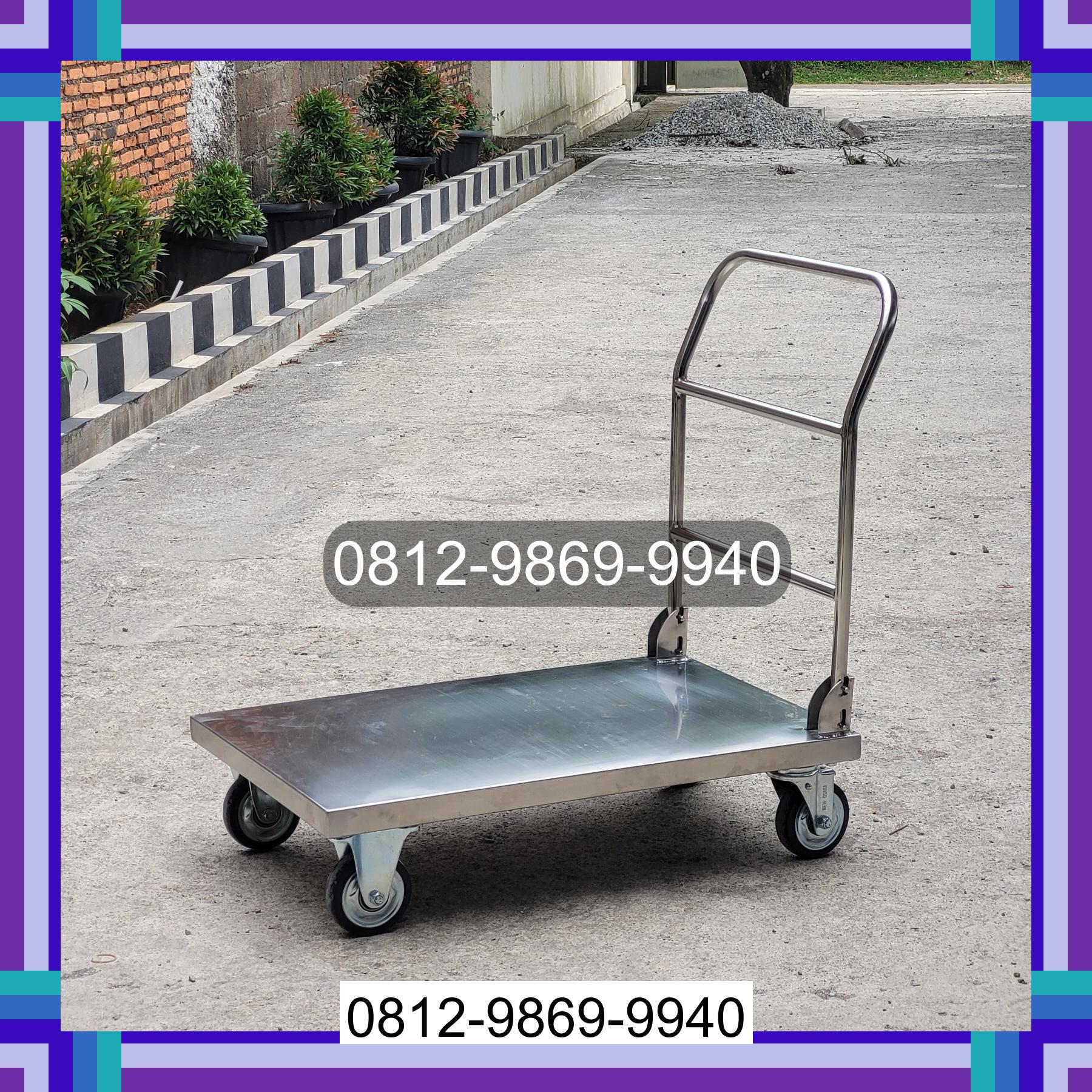 0812-9869-9940 Promo Hebat, Jual Handtruck Hand Truck 500 kgg & 300 kg | Troli Barang | Troli lipat | Troli angkut Pagindar