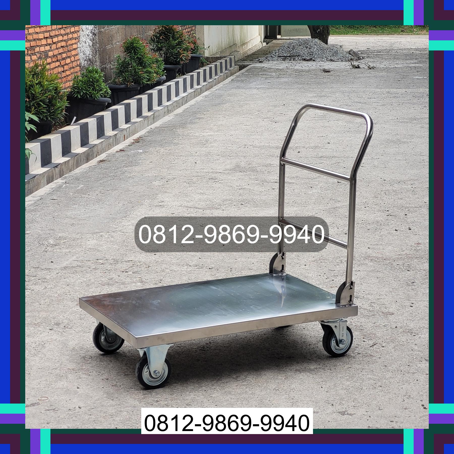 0812-9869-9940 Promo Hebat, Jual Handtruck Hand Truck 500 kgg & 300 kg | Troli Barang | Troli lipat | Troli angkut Pahae Jae