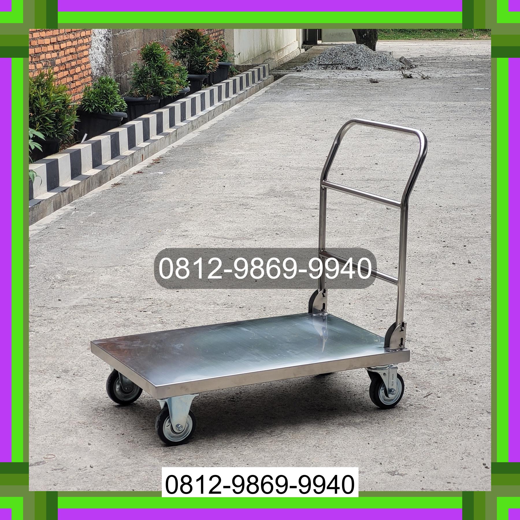 0812-9869-9940 Promo Hebat, Jual Handtruck Hand Truck 500 kgg & 300 kg | Troli Barang | Troli lipat | Troli angkut Pahae Julu