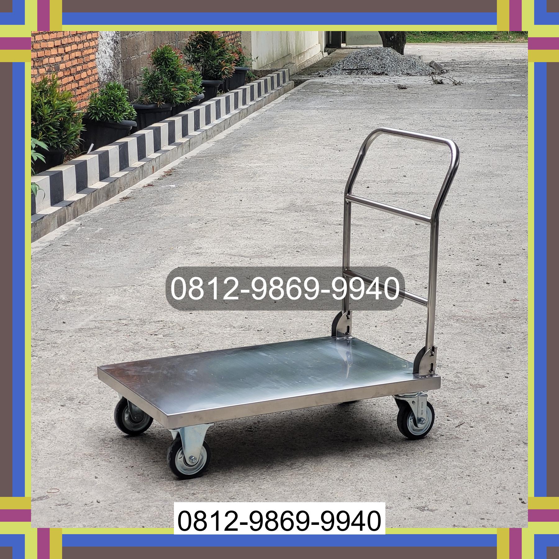 0812-9869-9940 Promo Hebat, Jual Handtruck Hand Truck 500 kgg & 300 kg | Troli Barang | Troli lipat | Troli angkut Palopo