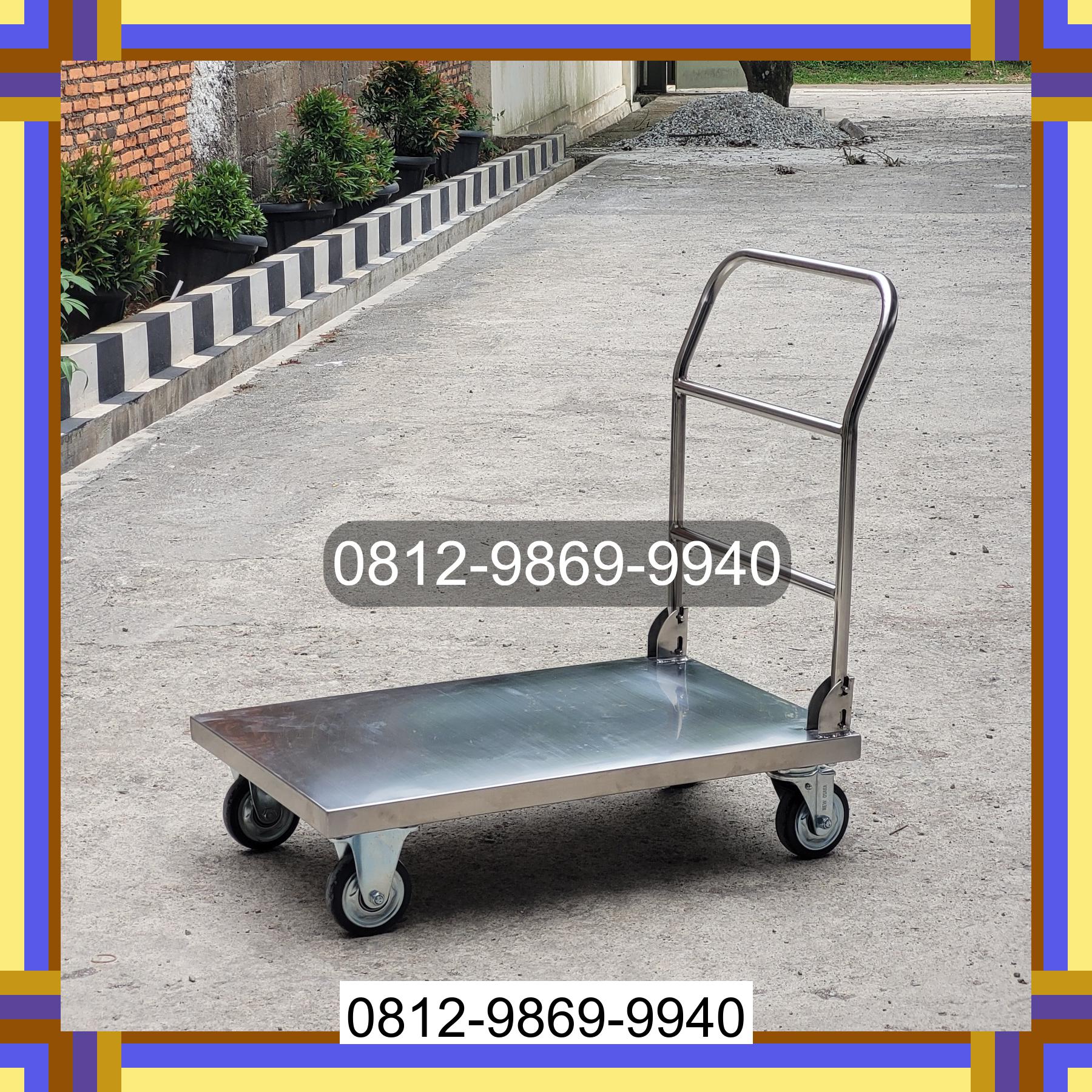 0812-9869-9940 Promo Hebat, Jual Handtruck Hand Truck 500 kgg & 300 kg | Troli Barang | Troli lipat | Troli angkut Panggungrejo