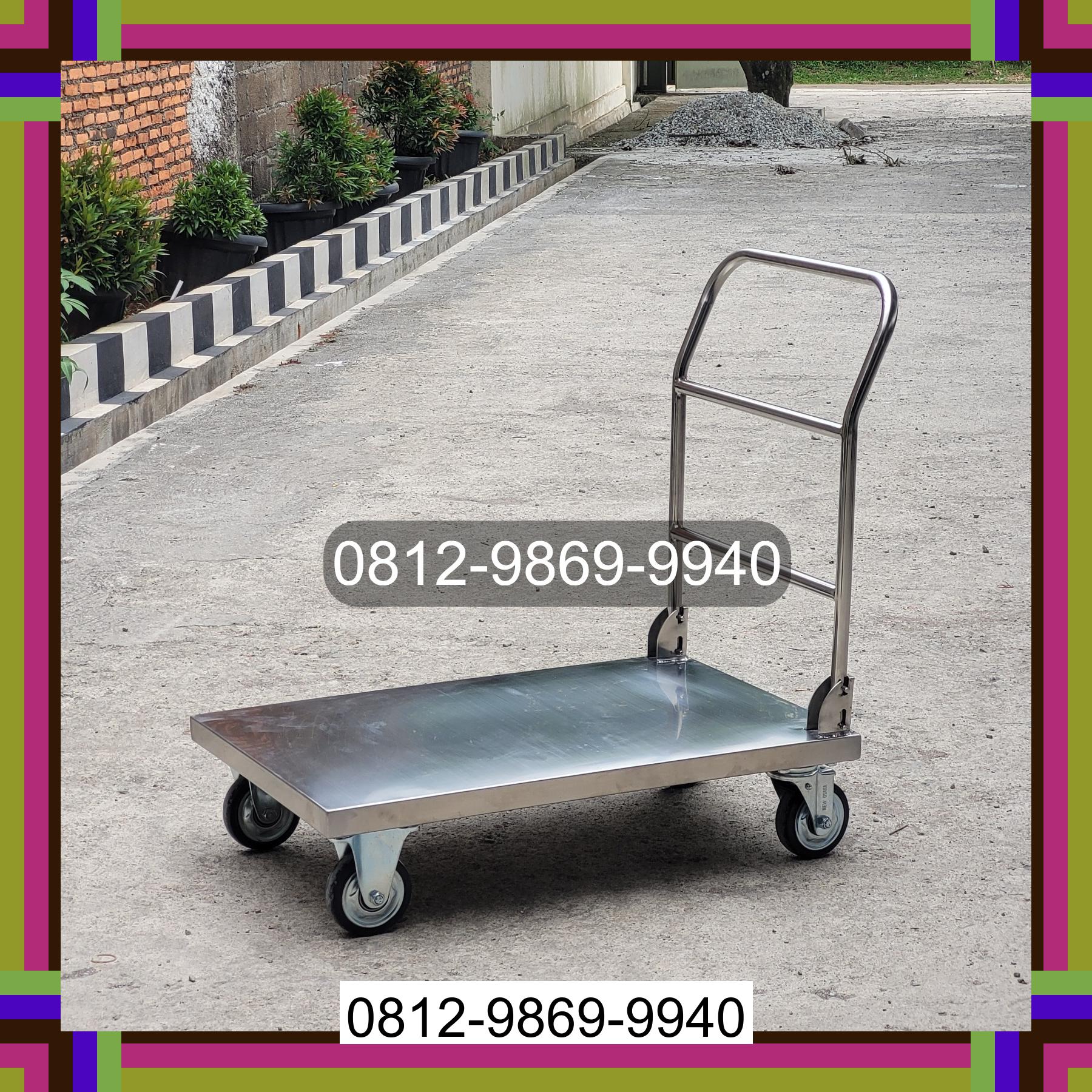 0812-9869-9940 Promo Hebat, Jual Handtruck Hand Truck 500 kgg & 300 kg | Troli Barang | Troli lipat | Troli angkut Pangkajene Dan Kepulauan