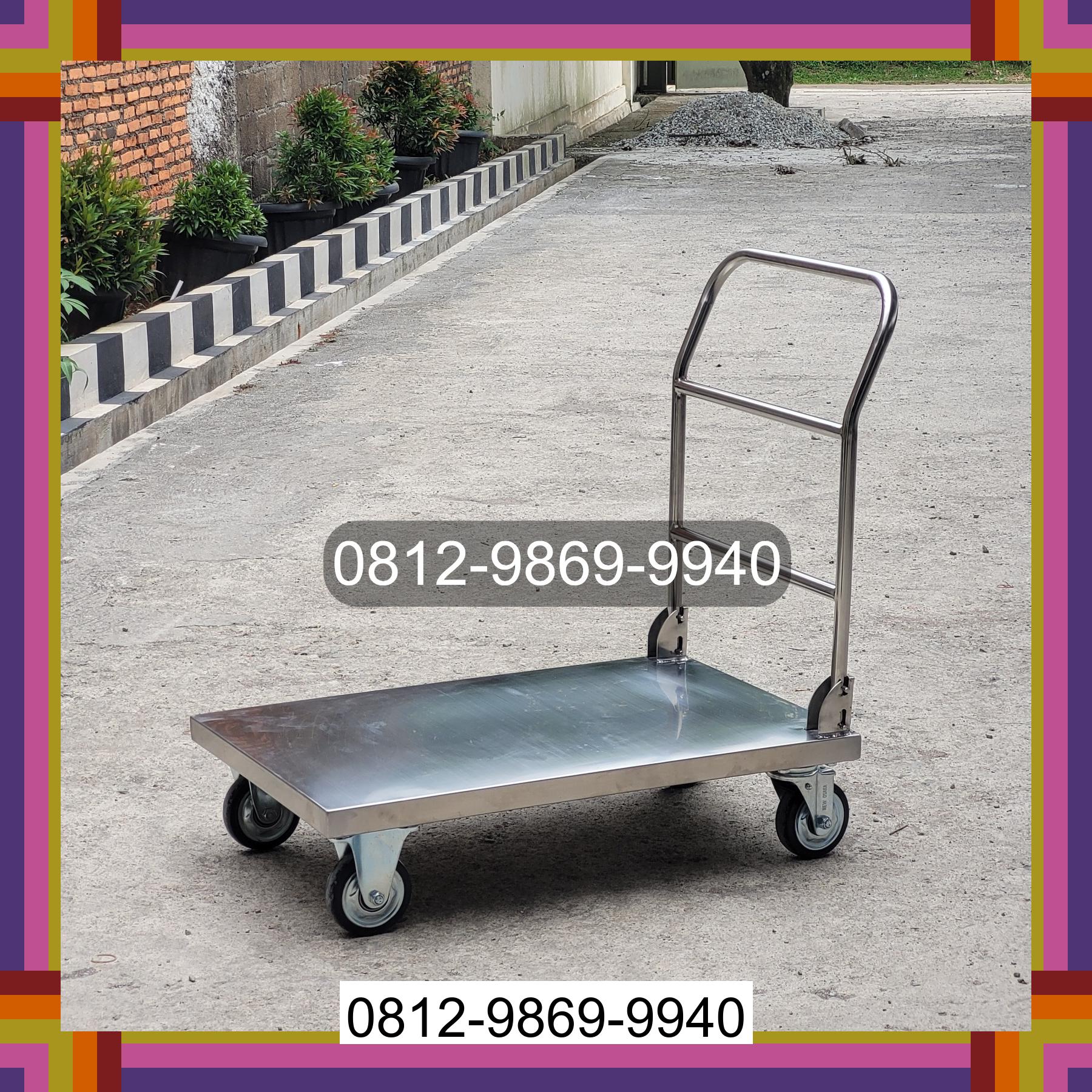 0812-9869-9940 Promo Hebat, Jual Handtruck Hand Truck 500 kgg & 300 kg | Troli Barang | Troli lipat | Troli angkut Panyabungan Selatan