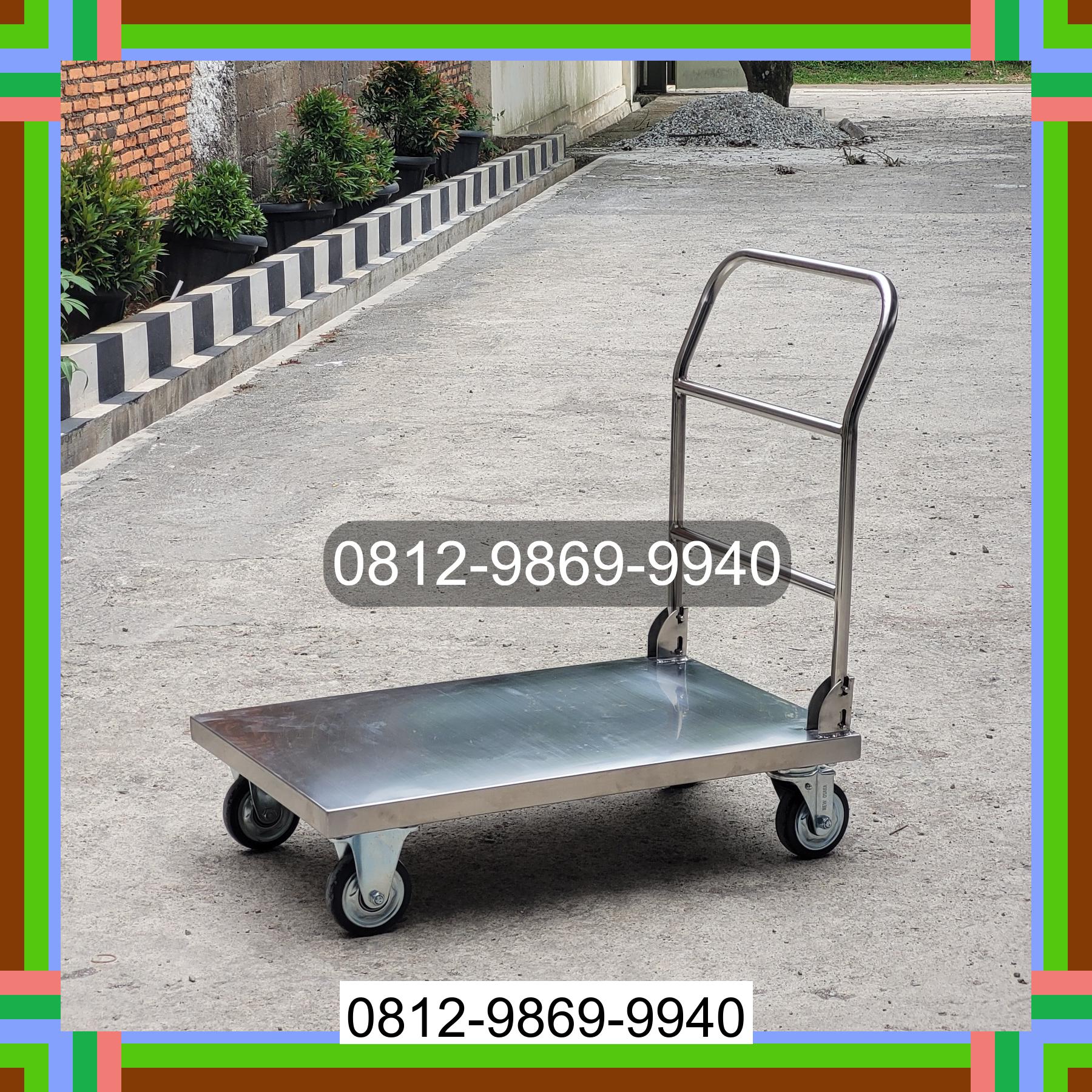 0812-9869-9940 Promo Hebat, Jual Handtruck Hand Truck 500 kgg & 300 kg | Troli Barang | Troli lipat | Troli angkut Parmaksian
