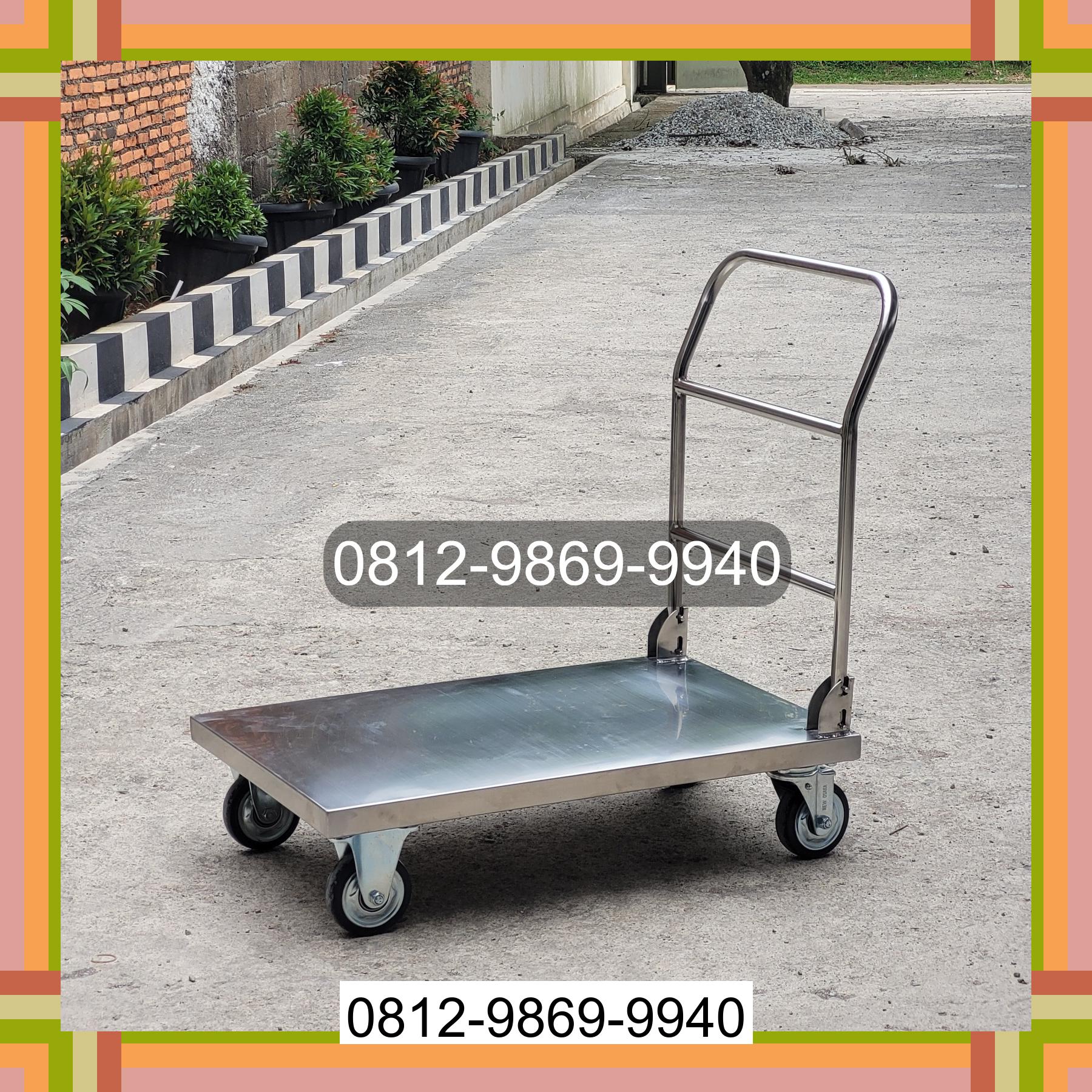 0812-9869-9940 Promo Hebat, Jual Handtruck Hand Truck 500 kgg & 300 kg | Troli Barang | Troli lipat | Troli angkut Pedamaran