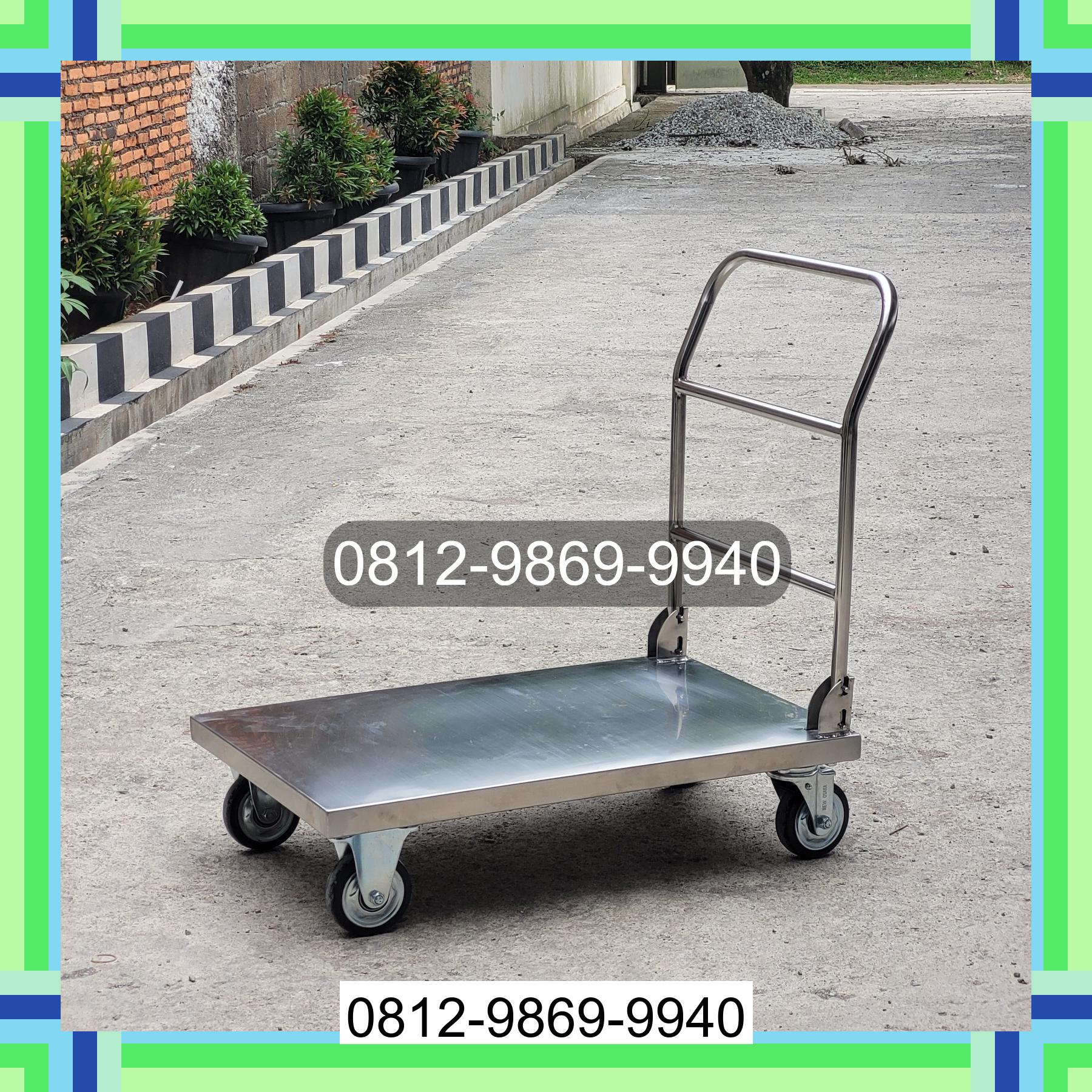 0812-9869-9940 Promo Hebat, Jual Handtruck Hand Truck 500 kgg & 300 kg | Troli Barang | Troli lipat | Troli angkut Pegunungan Arfak