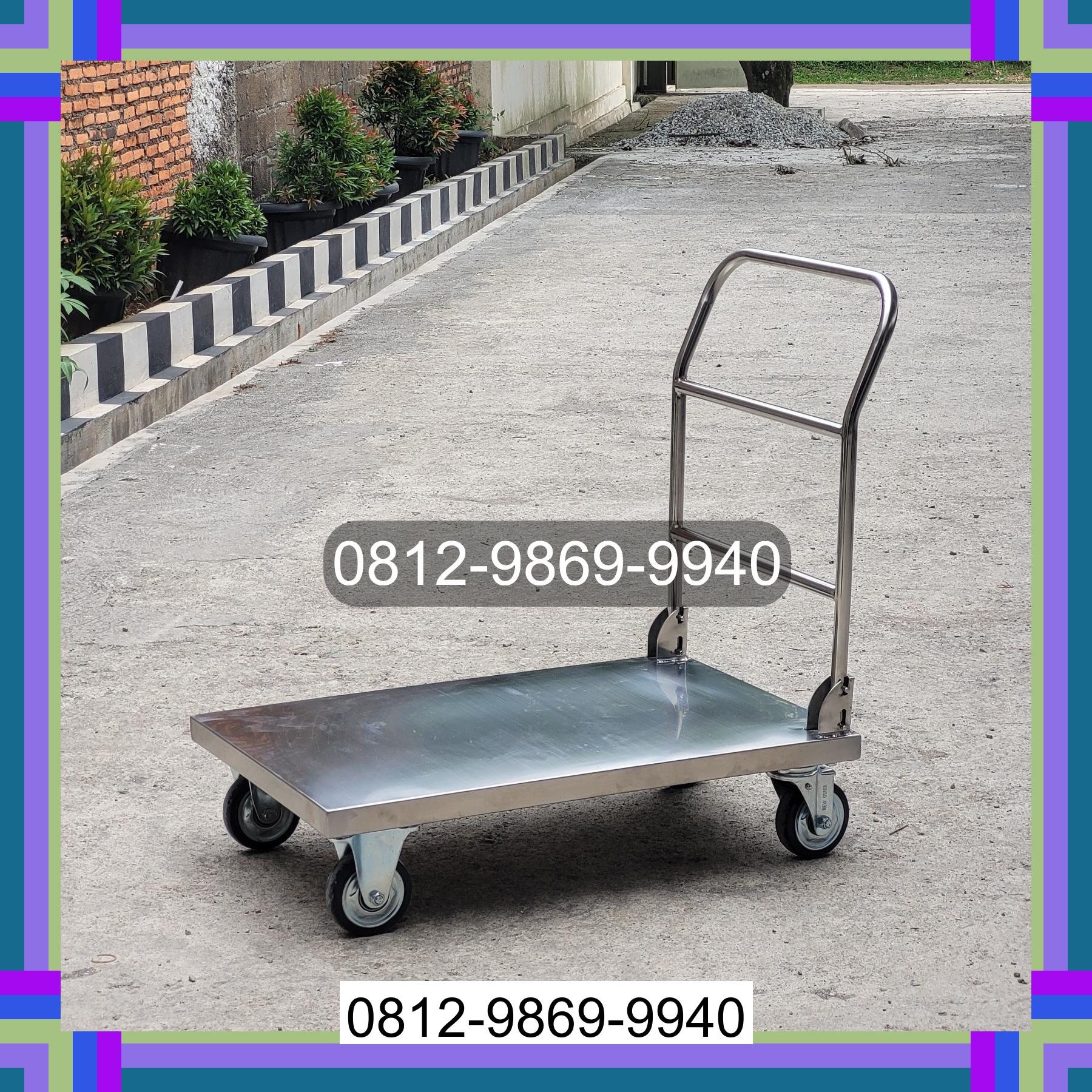 0812-9869-9940 Promo Hebat, Jual Handtruck Hand Truck 500 kgg & 300 kg | Troli Barang | Troli lipat | Troli angkut Pematang Bandar