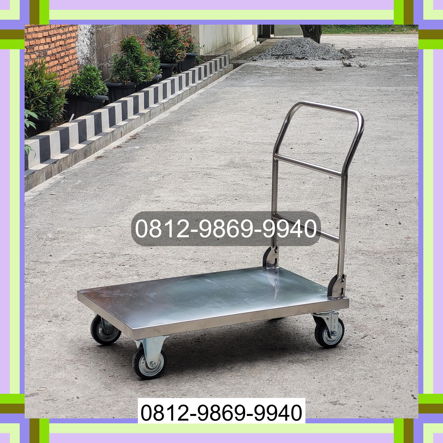 0812-9869-9940 Promo Hebat, Jual Handtruck Hand Truck 500 kgg & 300 kg | Troli Barang | Troli lipat | Troli angkut Permata