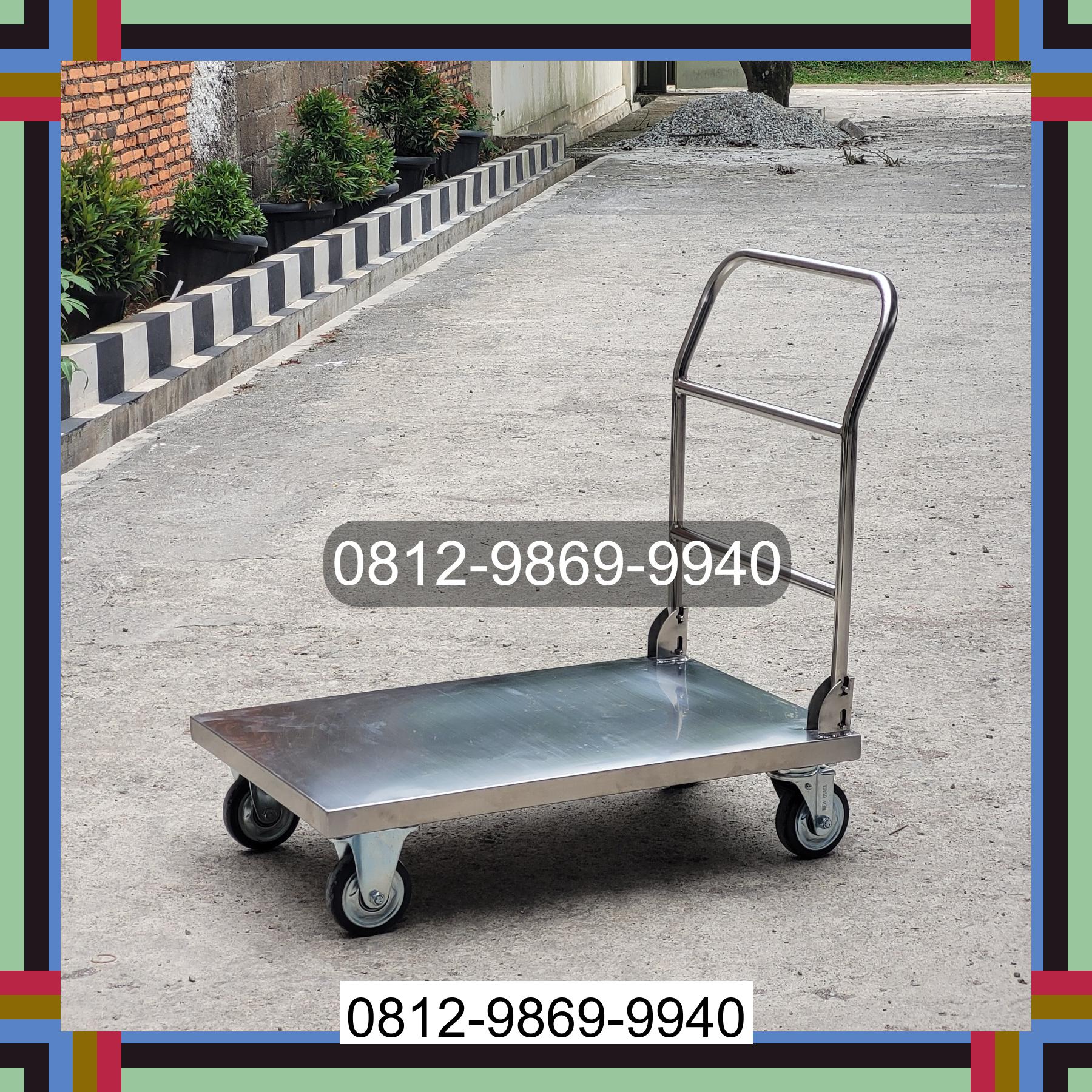 0812-9869-9940 Promo Hebat, Jual Handtruck Hand Truck 500 kgg & 300 kg | Troli Barang | Troli lipat | Troli angkut Peusangan Selatan