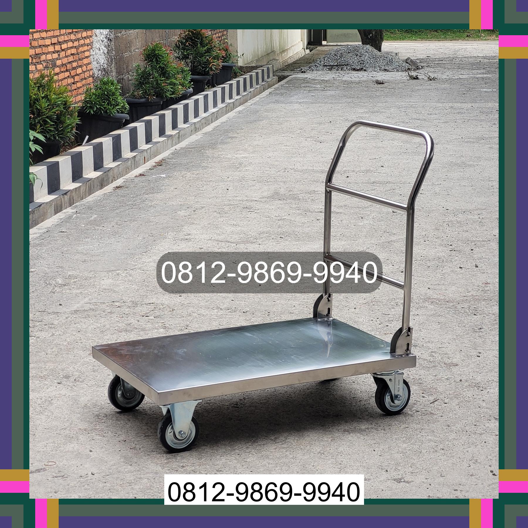 0812-9869-9940 Promo Hebat, Jual Handtruck Hand Truck 500 kgg & 300 kg | Troli Barang | Troli lipat | Troli angkut Porsea
