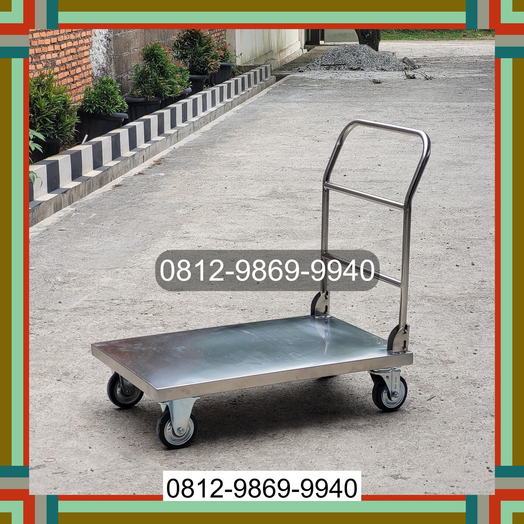 0812-9869-9940 Promo Hebat, Jual Handtruck Hand Truck 500 kgg & 300 kg | Troli Barang | Troli lipat | Troli angkut Portibi