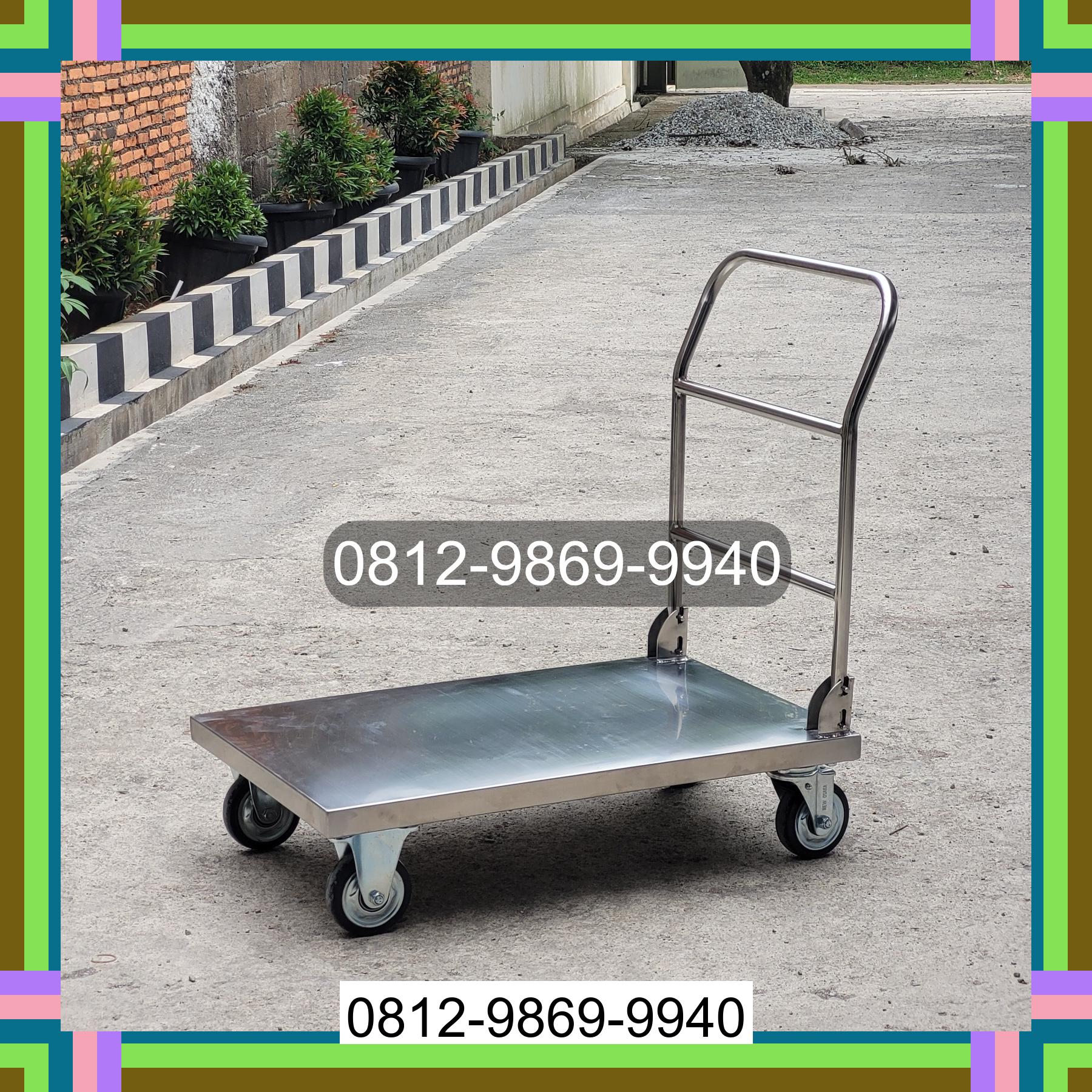 0812-9869-9940 Promo Hebat, Jual Handtruck Hand Truck 500 kgg & 300 kg | Troli Barang | Troli lipat | Troli angkut Pseksu