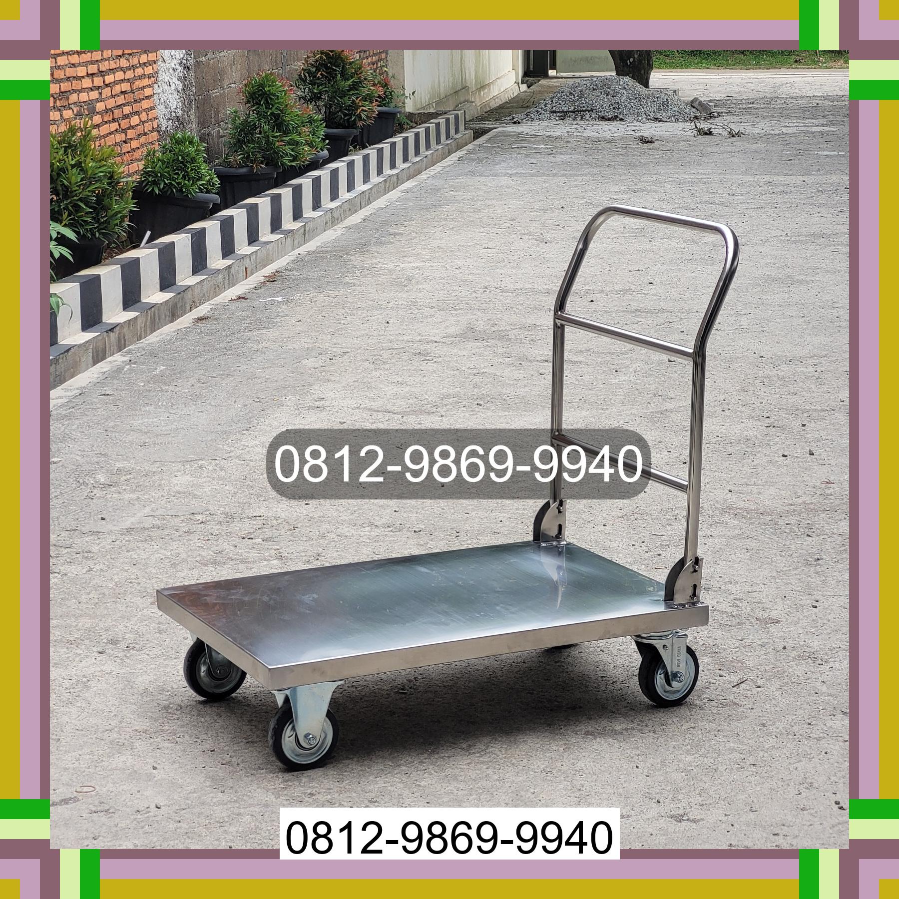 0812-9869-9940 Promo Hebat, Jual Handtruck Hand Truck 500 kgg & 300 kg | Troli Barang | Troli lipat | Troli angkut Rejotangan