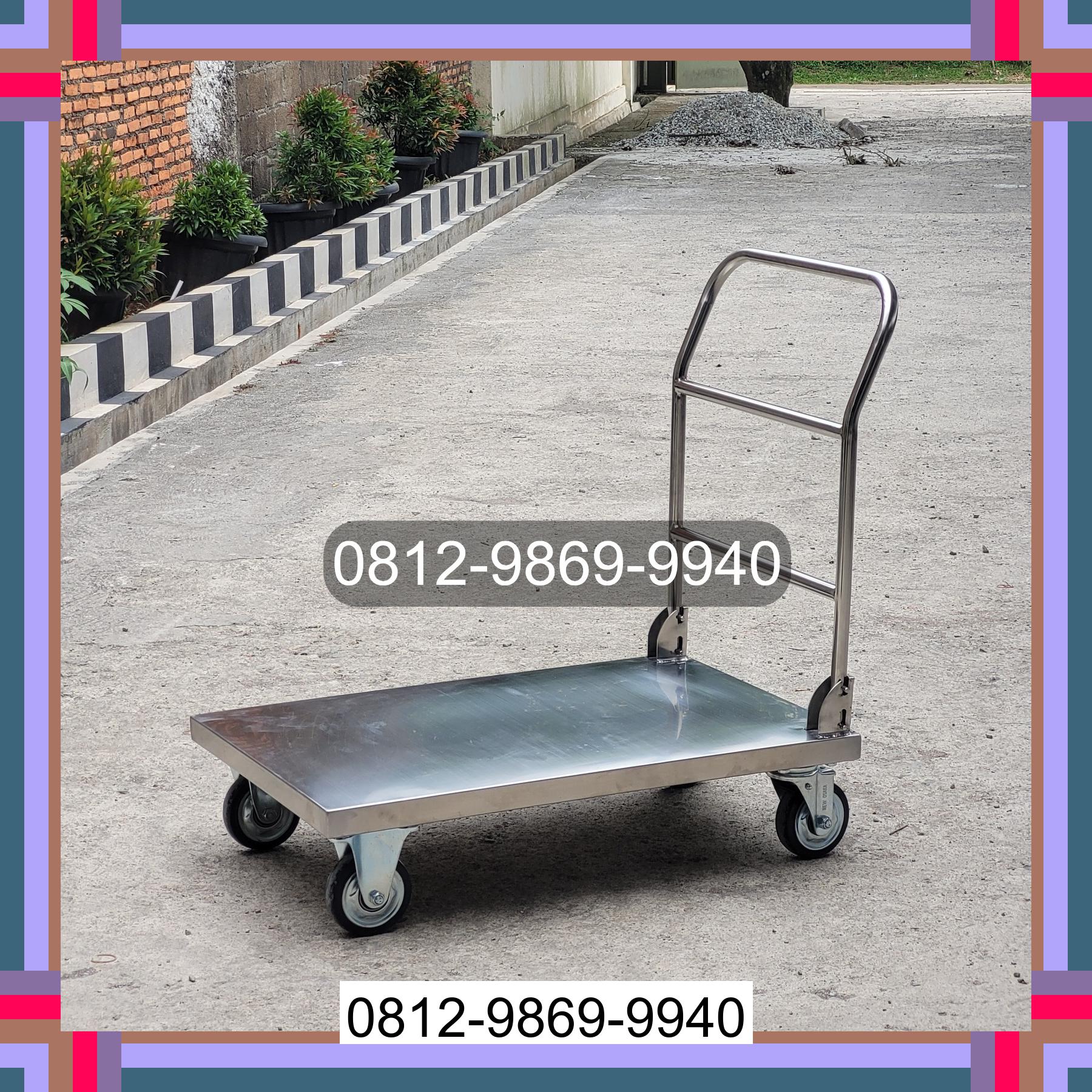 0812-9869-9940 Promo Hebat, Jual Handtruck Hand Truck 500 kgg & 300 kg | Troli Barang | Troli lipat | Troli angkut Salapian