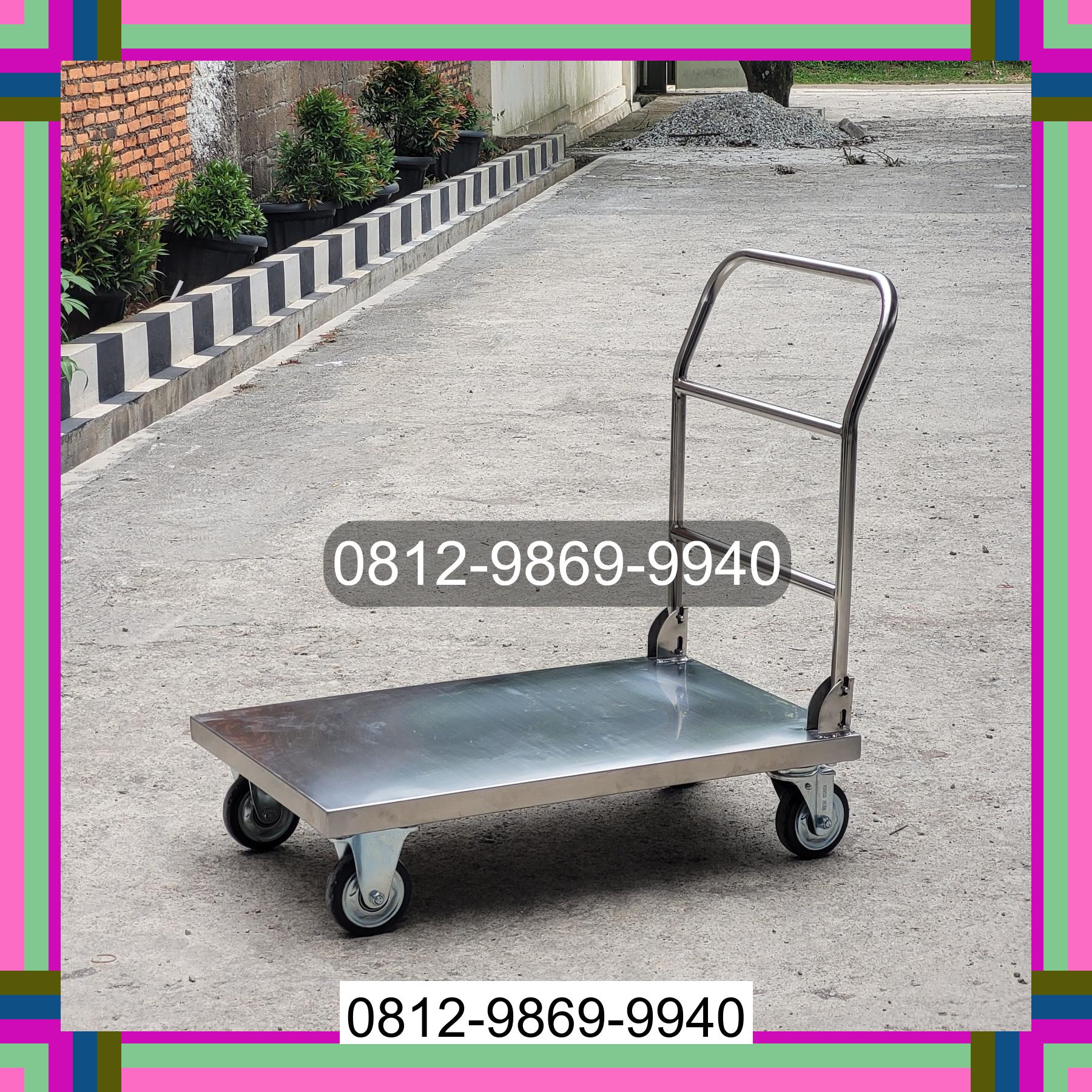 0812-9869-9940 Promo Hebat, Jual Handtruck Hand Truck 500 kgg & 300 kg | Troli Barang | Troli lipat | Troli angkut Sambas