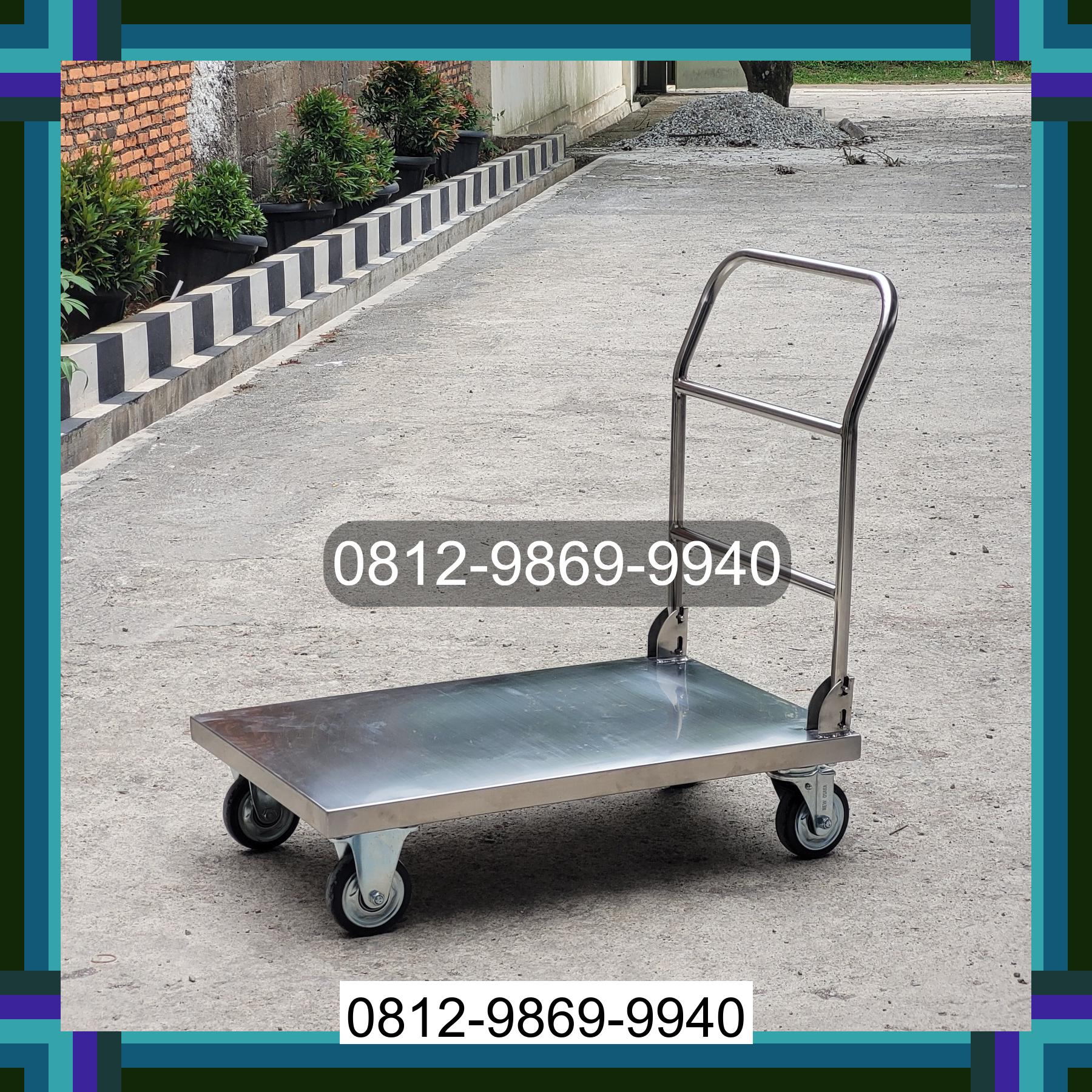 0812-9869-9940 Promo Hebat, Jual Handtruck Hand Truck 500 kgg & 300 kg | Troli Barang | Troli lipat | Troli angkut Sawiat