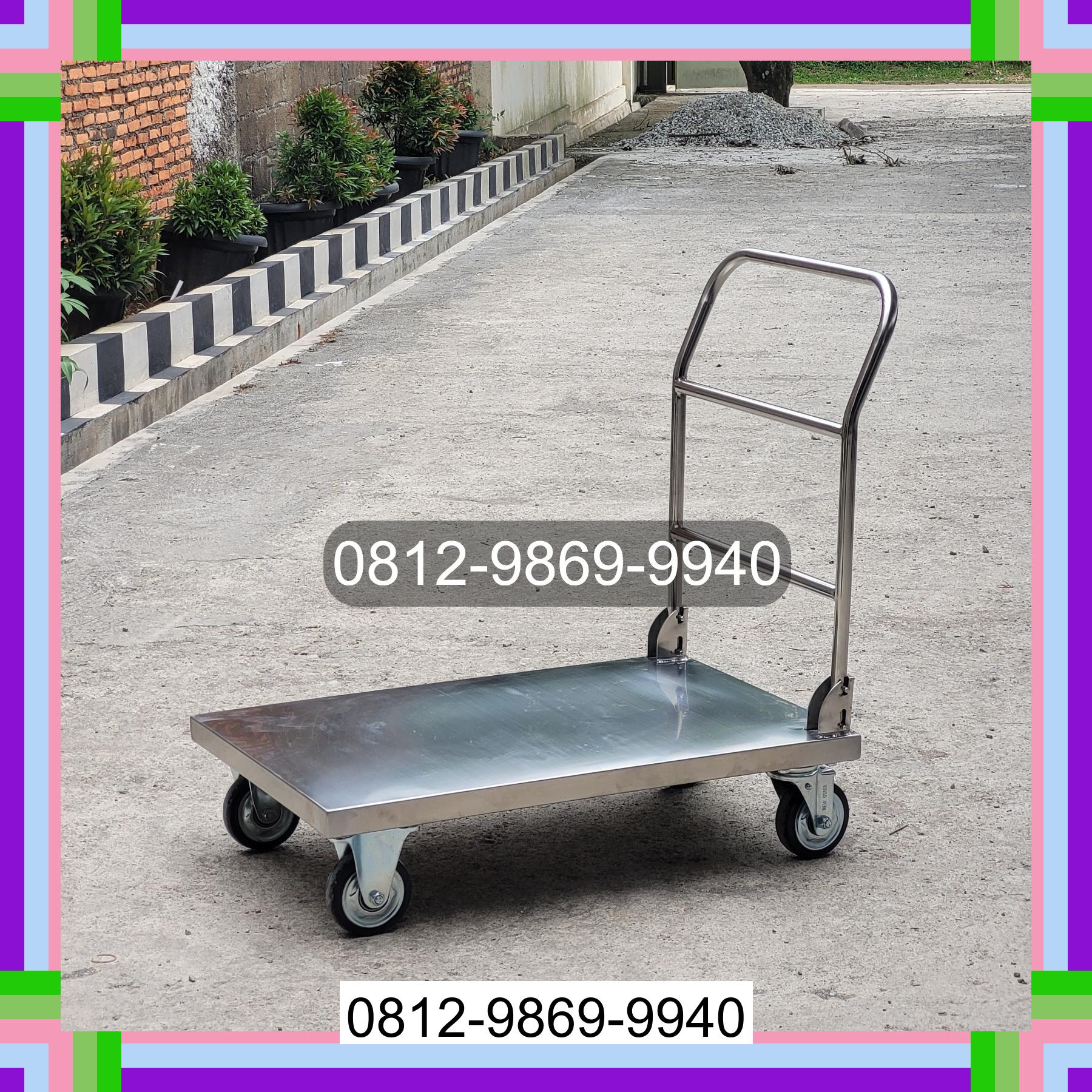 0812-9869-9940 Promo Hebat, Jual Handtruck Hand Truck 500 kgg & 300 kg | Troli Barang | Troli lipat | Troli angkut Selesai