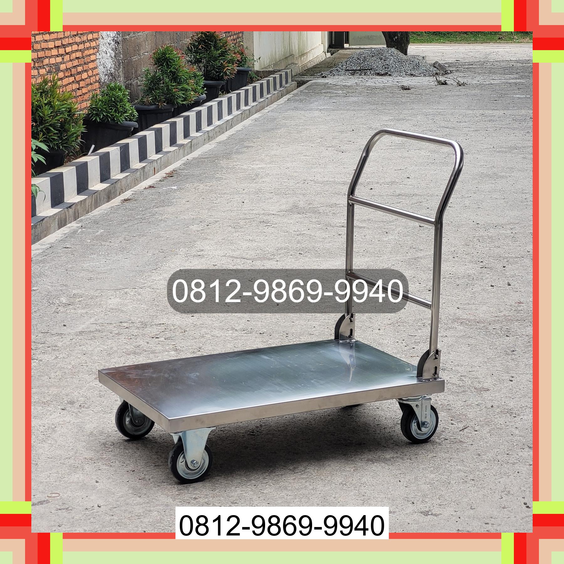 0812-9869-9940 Promo Hebat, Jual Handtruck Hand Truck 500 kgg & 300 kg | Troli Barang | Troli lipat | Troli angkut Semendo Darat Tengah