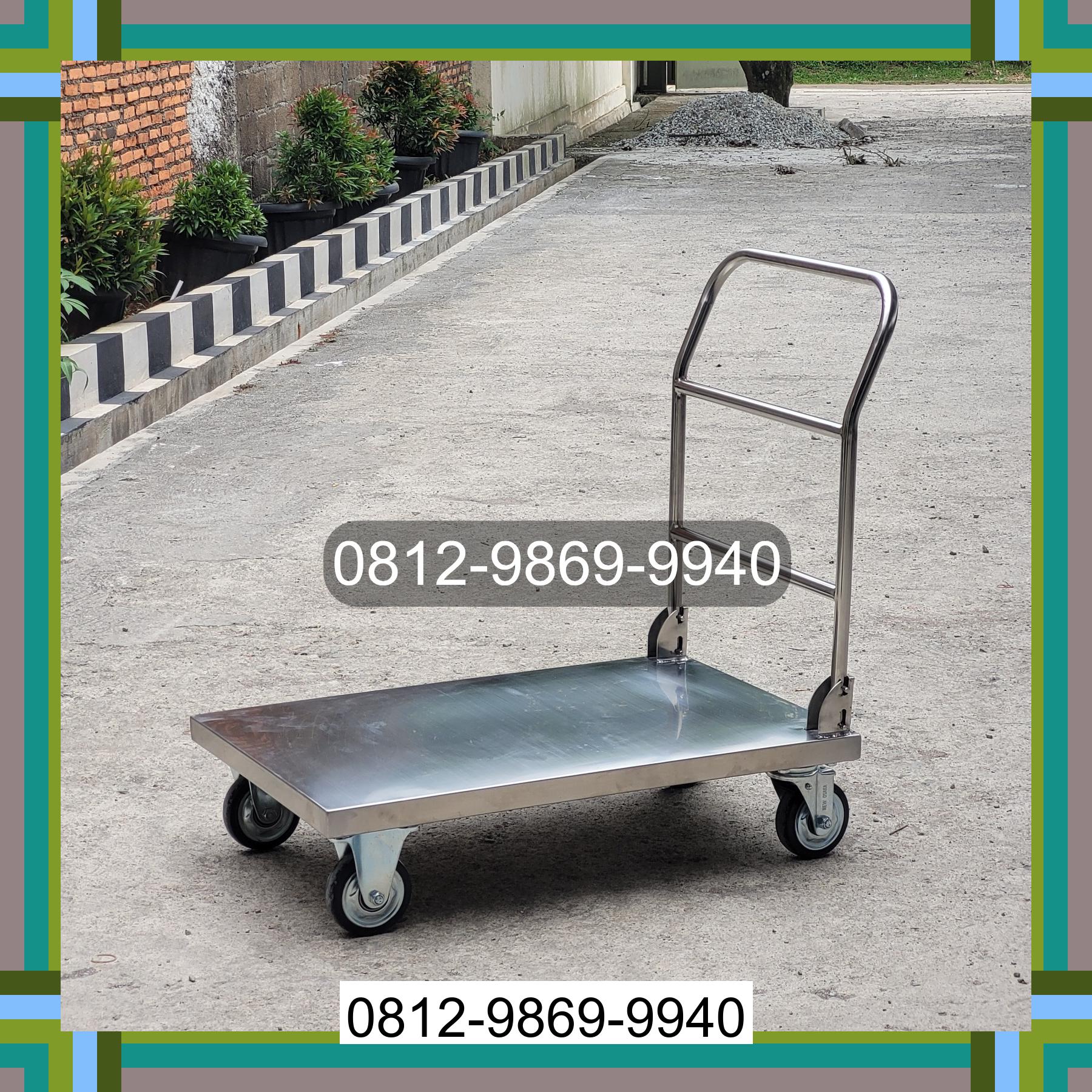 0812-9869-9940 Promo Hebat, Jual Handtruck Hand Truck 500 kgg & 300 kg | Troli Barang | Troli lipat | Troli angkut Sibabangun